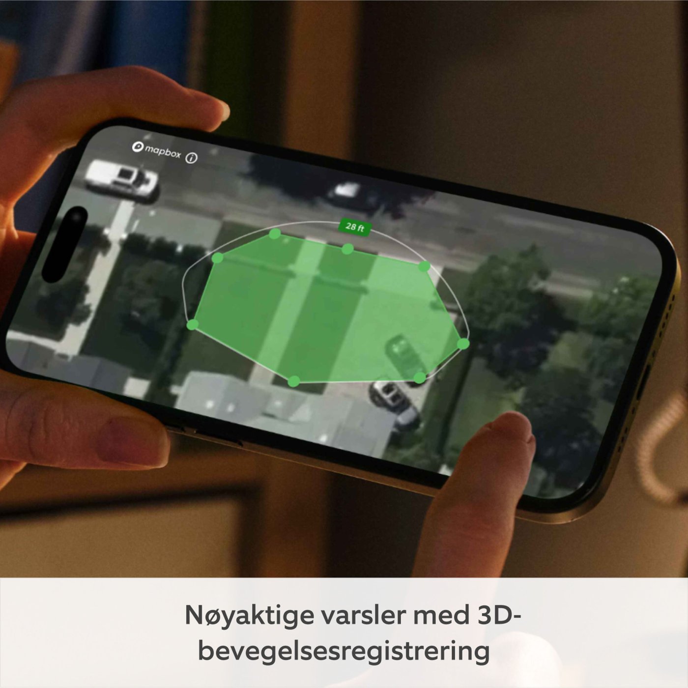 Ring Outdoor Cam Pro Plug-in overvåkingskamera Hvit