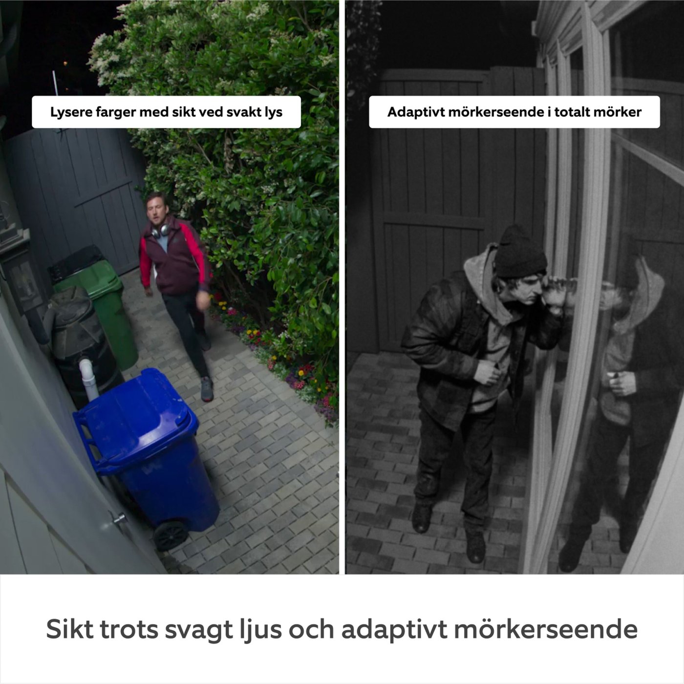 Ring Outdoor Cam Pro Plug-in övervakningskamera Svart