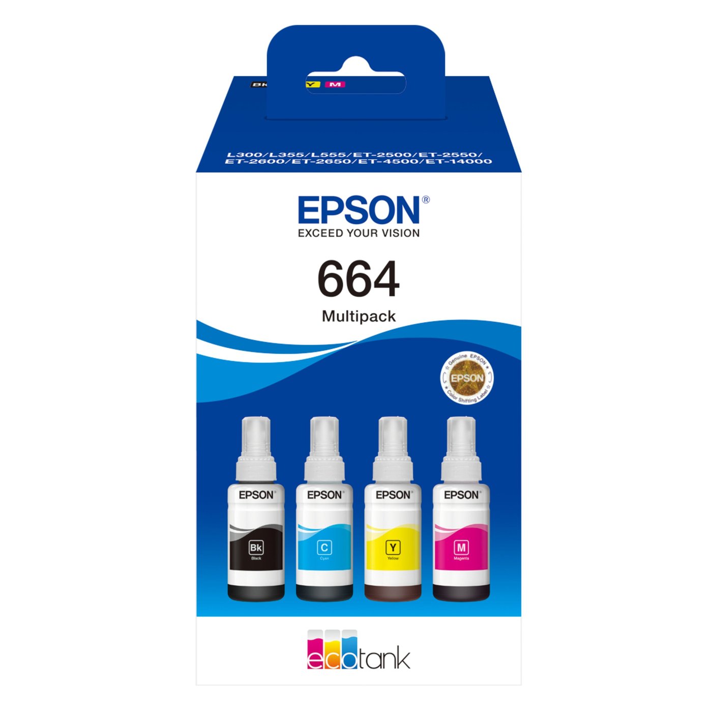 Epson 664 EcoTank blekkpåfylling 4-pakk