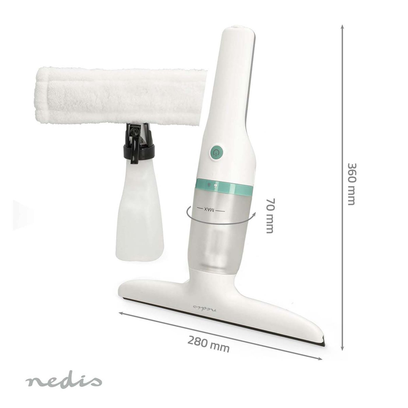 Nedis Sladdlös fönstertvätt