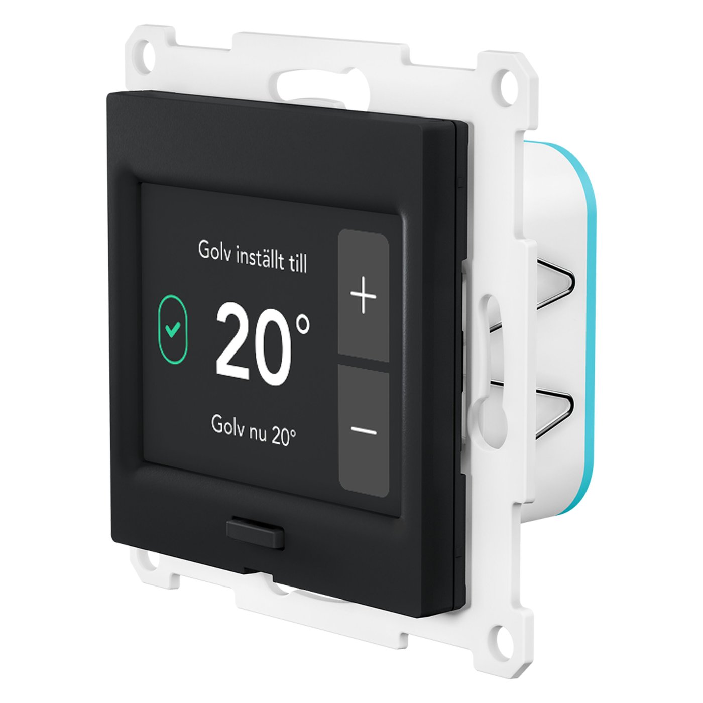 Plejd TRM-01 smart termostat for gulvvarme (Studio) Studio, svart