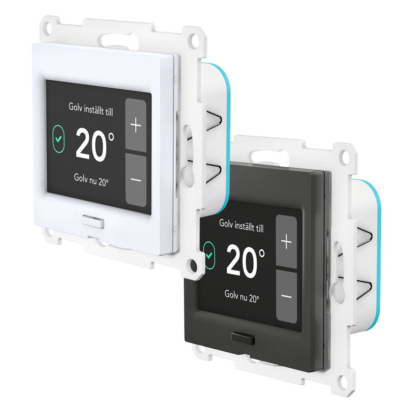 Plejd TRM-01 termostat för elburen golvvärme (Exxact) Exxact, antracit