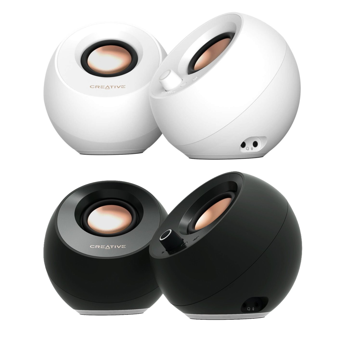 Creative Pebble Pro 2.0 USB-C-datorhögtalare Svart