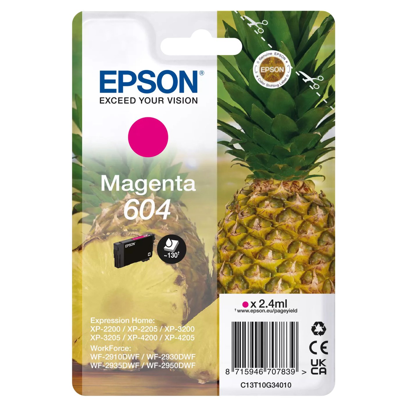 Epson 604 blekkpatron Magenta
