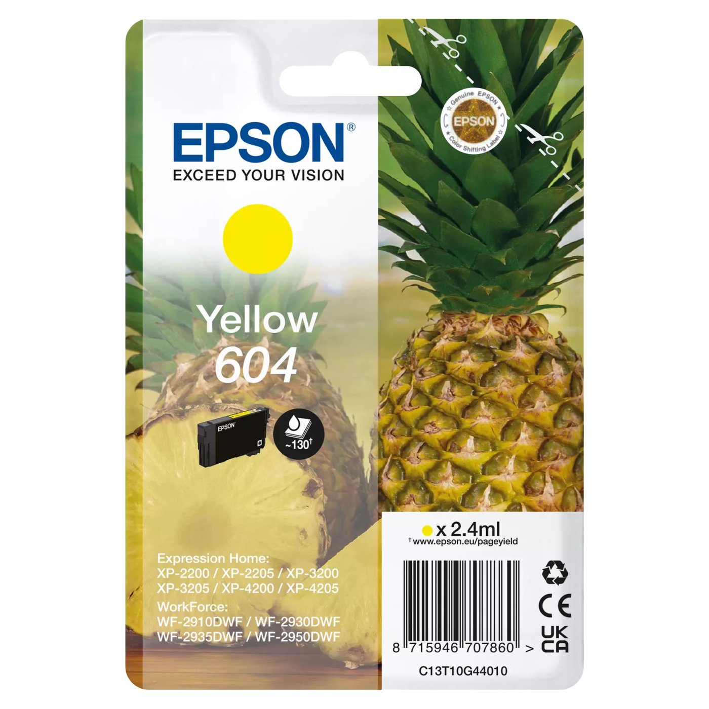 Epson 604 blekkpatron Gul