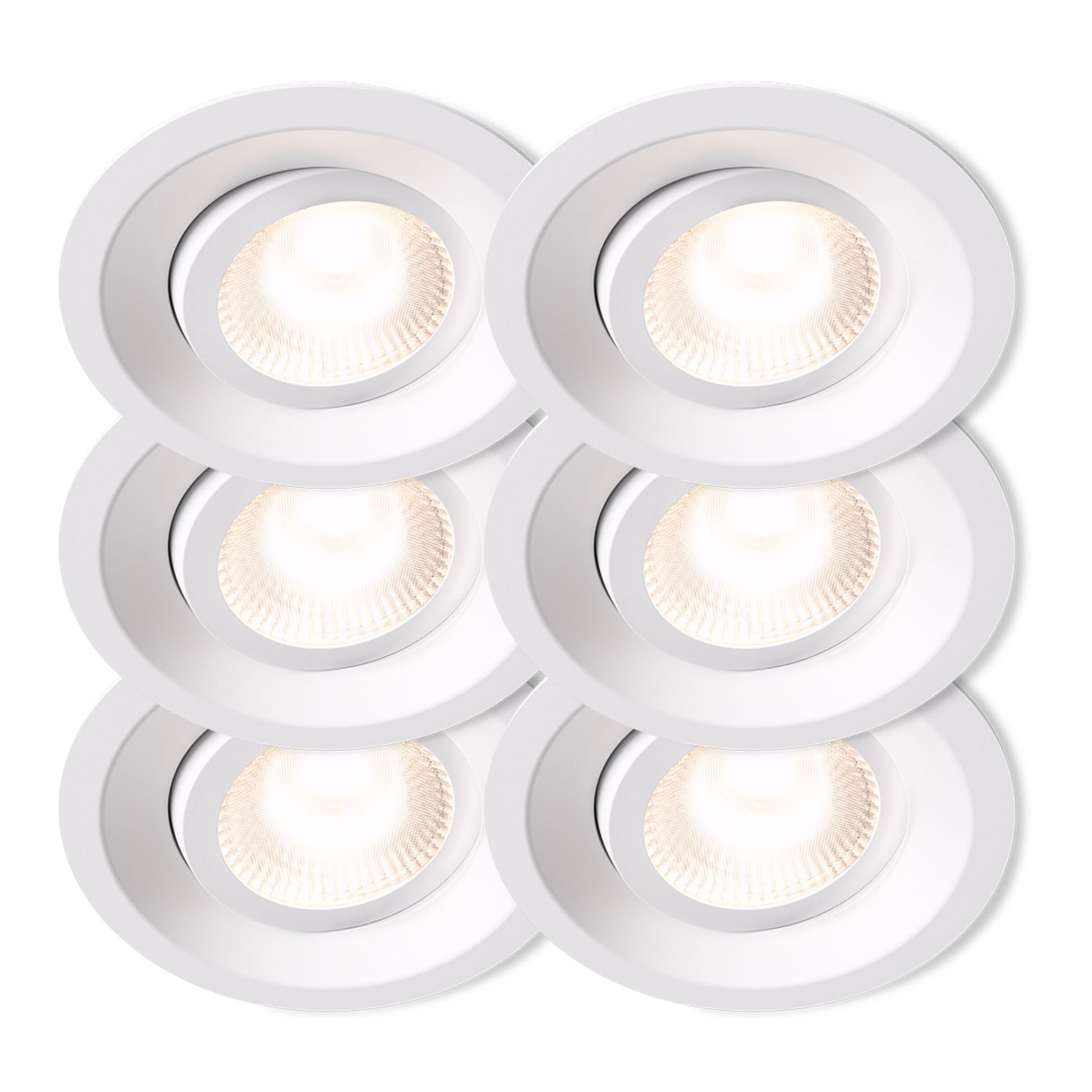 Plejd Downlight Tilt DWN-01 6-pack Hvit