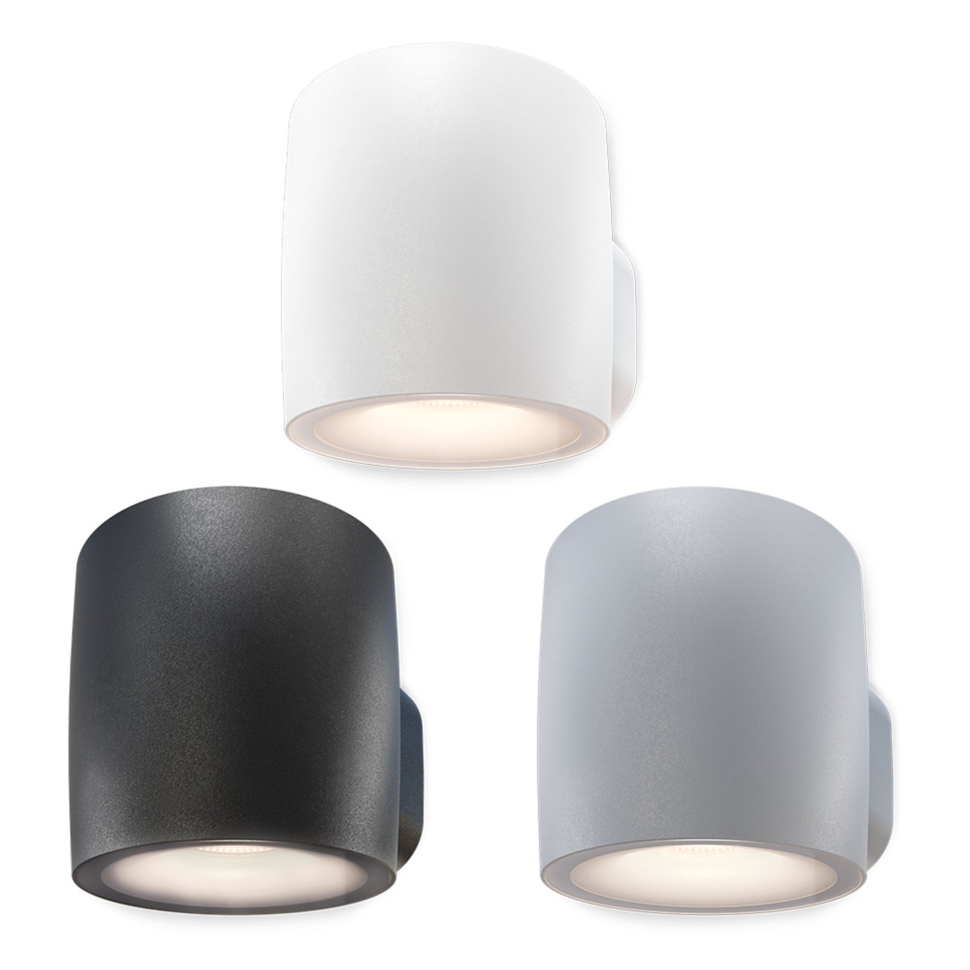 Plejd Väggarmatur OUT-01 med justerbar färgtemperatur Svart