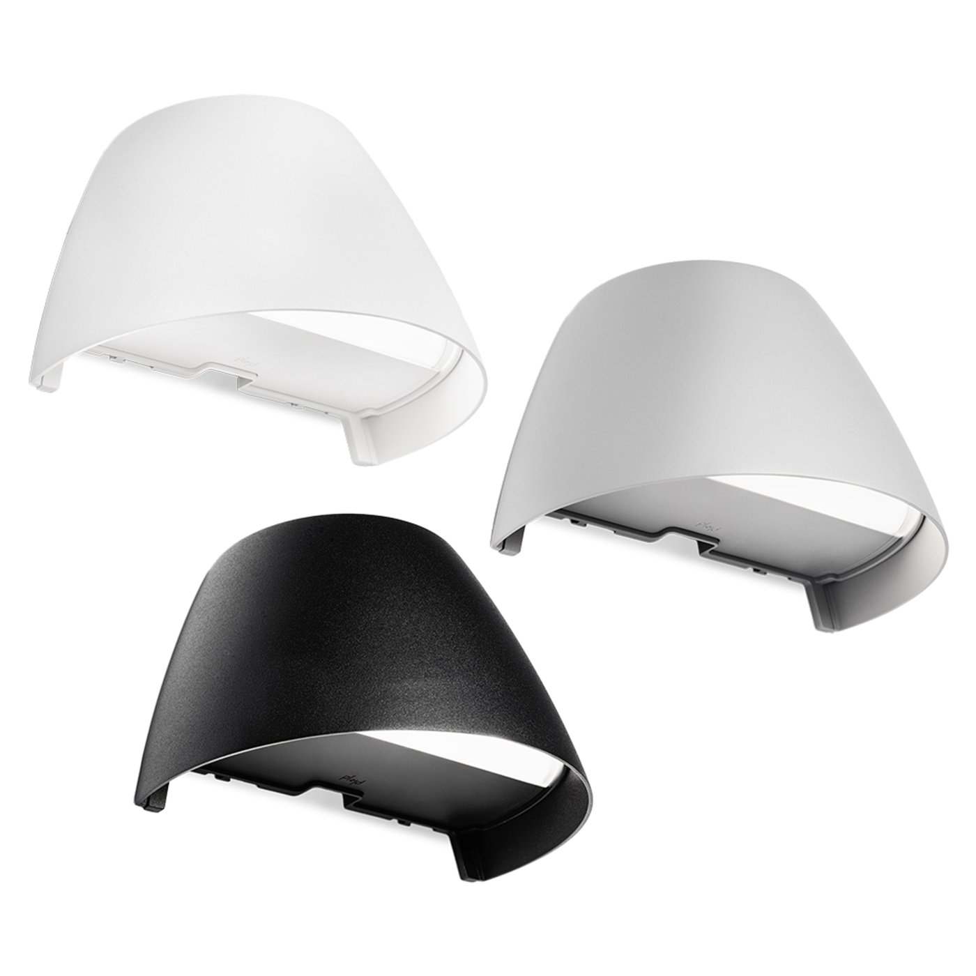 Plejd Smart veggarmatur OUT-02 for utendørs bruk Hvit