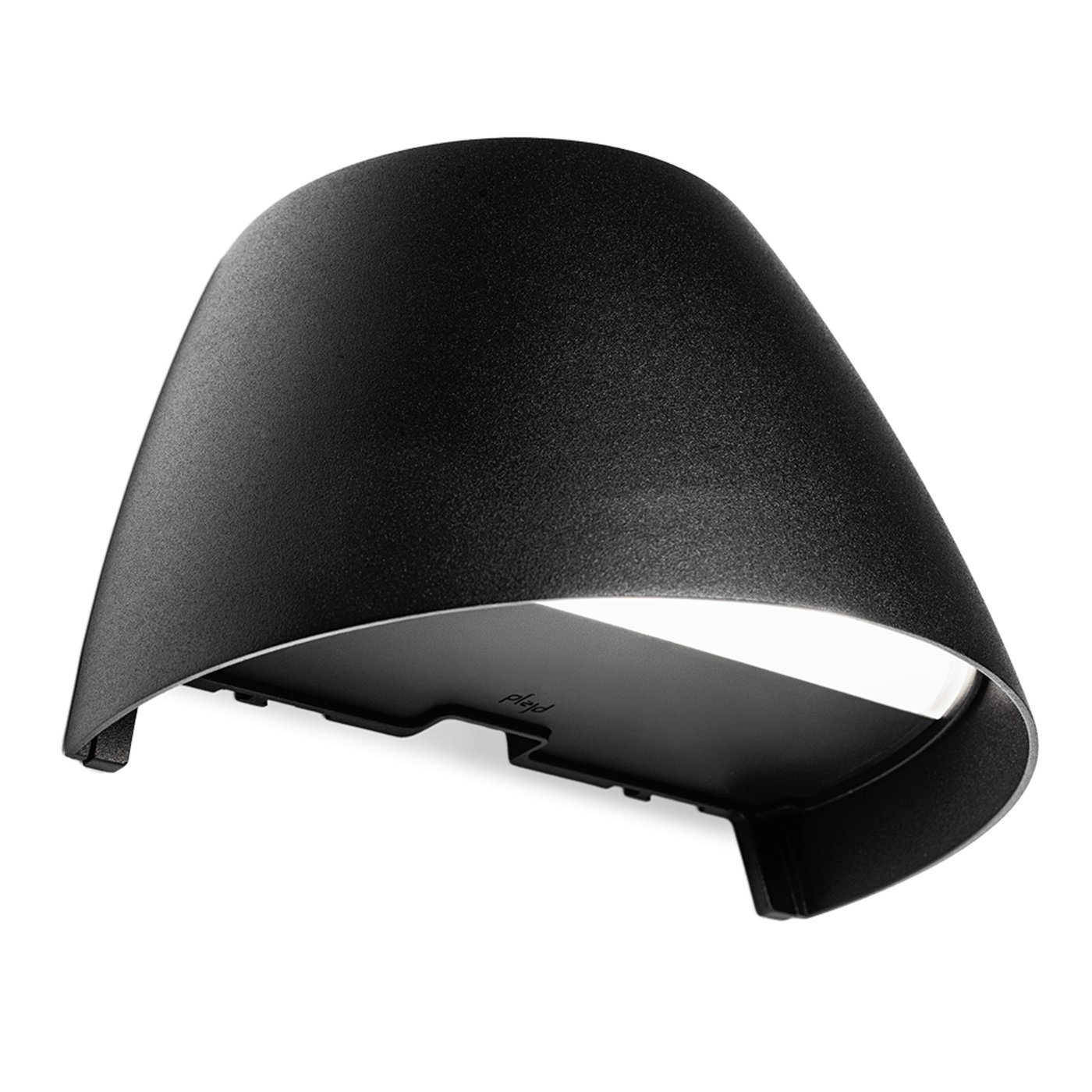 Plejd Smart veggarmatur OUT-02 for utendørs bruk Svart