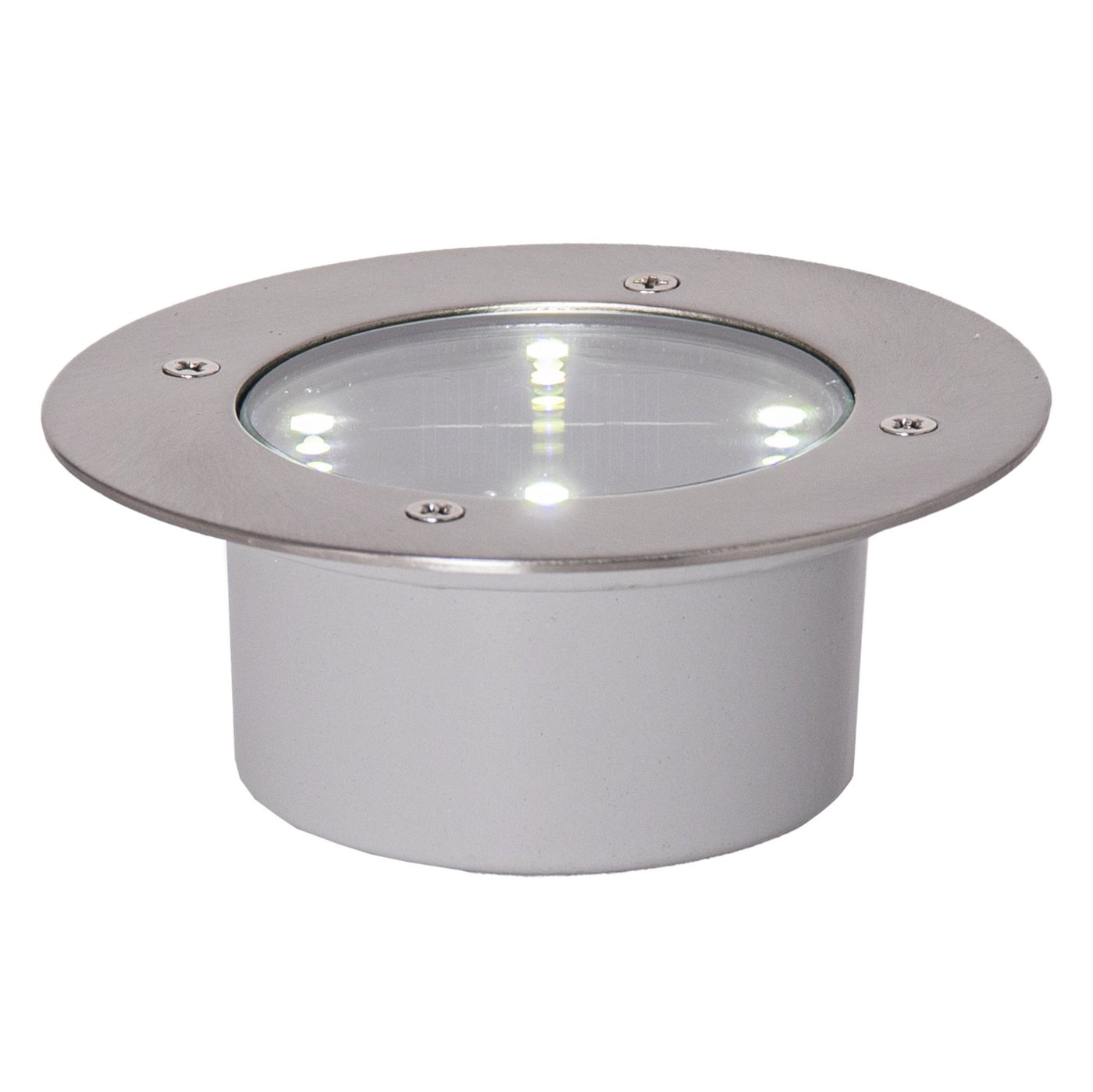 Star Trading Solcellsspotlight Decklight Silver