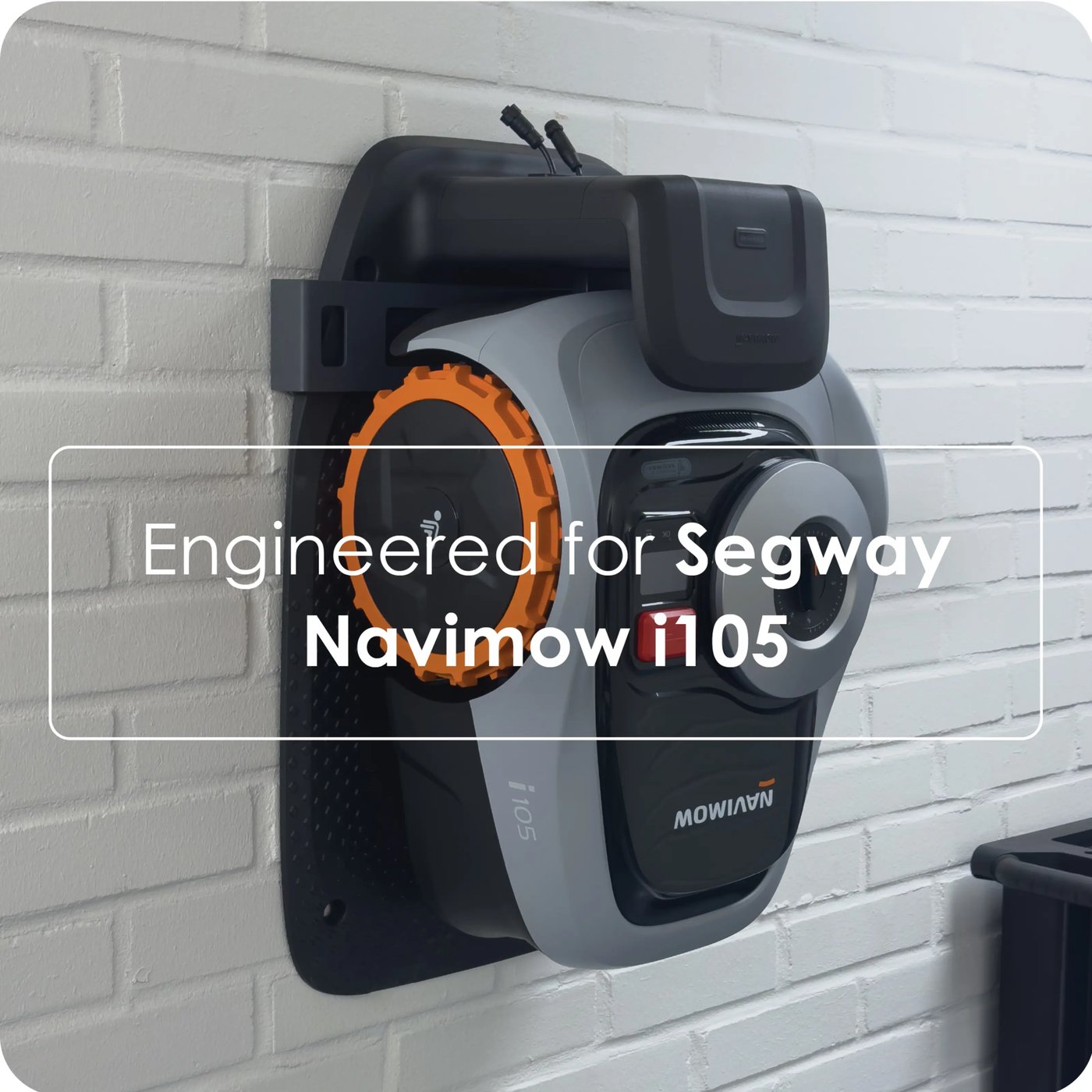 Grimsholm Vägghängare till Segway Navimow i105 Svart