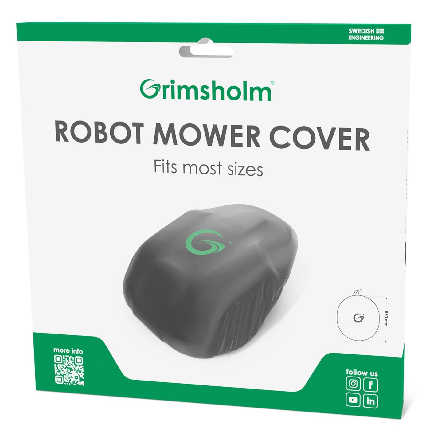 Grimsholm Skyddsöverdrag för robotgräsklippare One Size
