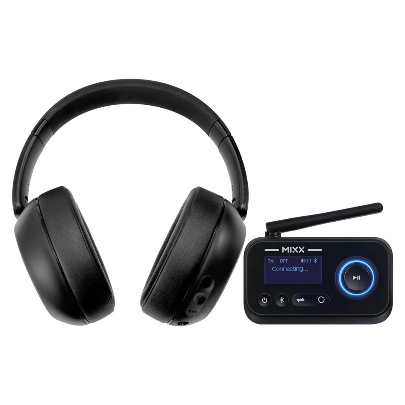 MIXX StreamQ TV-hodetelefoner med StreamPort-sender