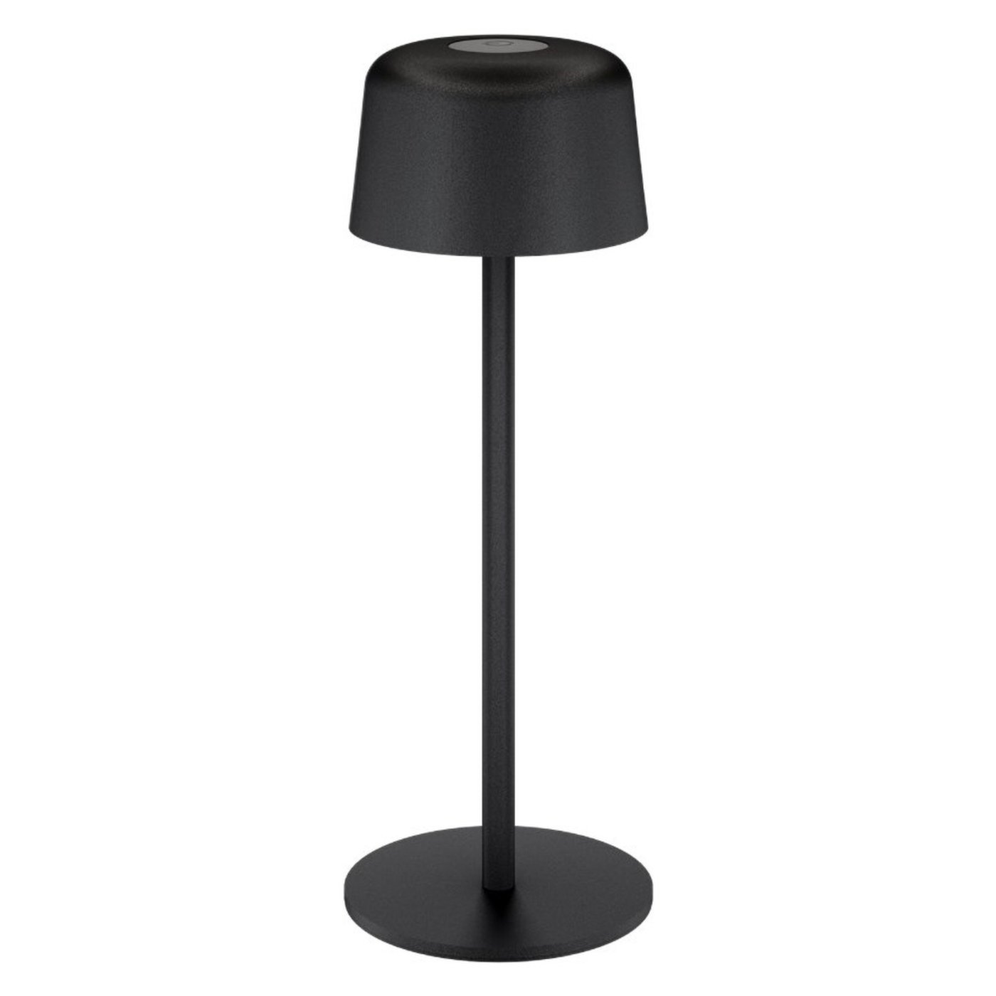 Trådlös LED-bordslampa 25 cm Svart
