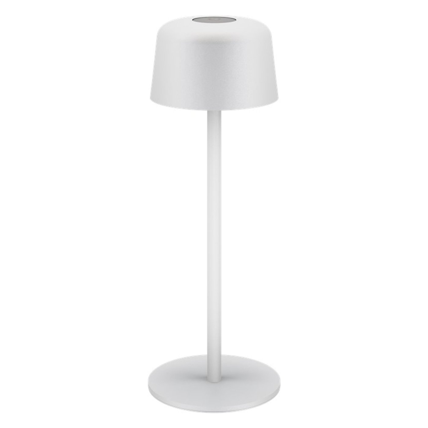 Trådlös LED-bordslampa 25 cm Vit