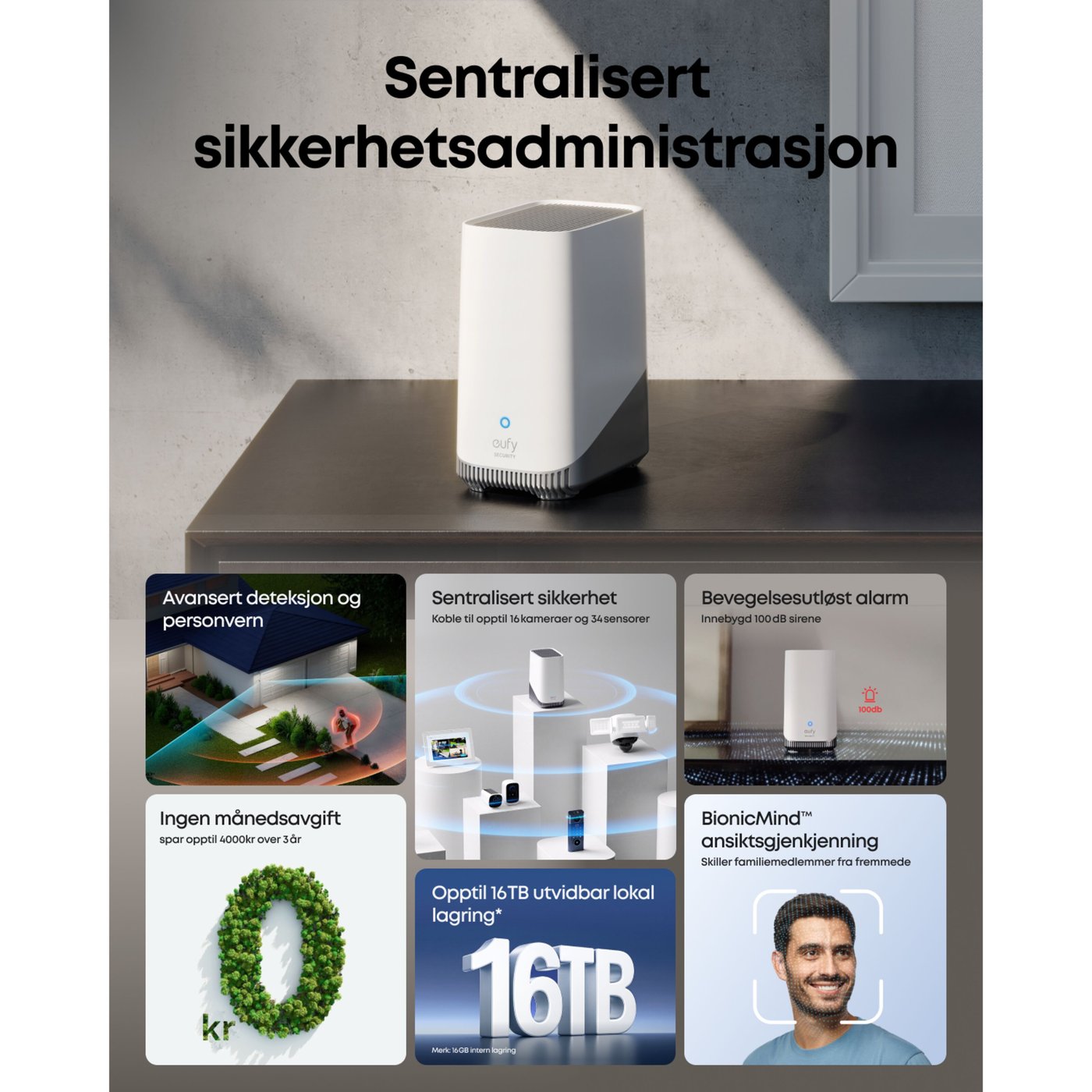 Eufy S380 HomeBase 3 16 GB