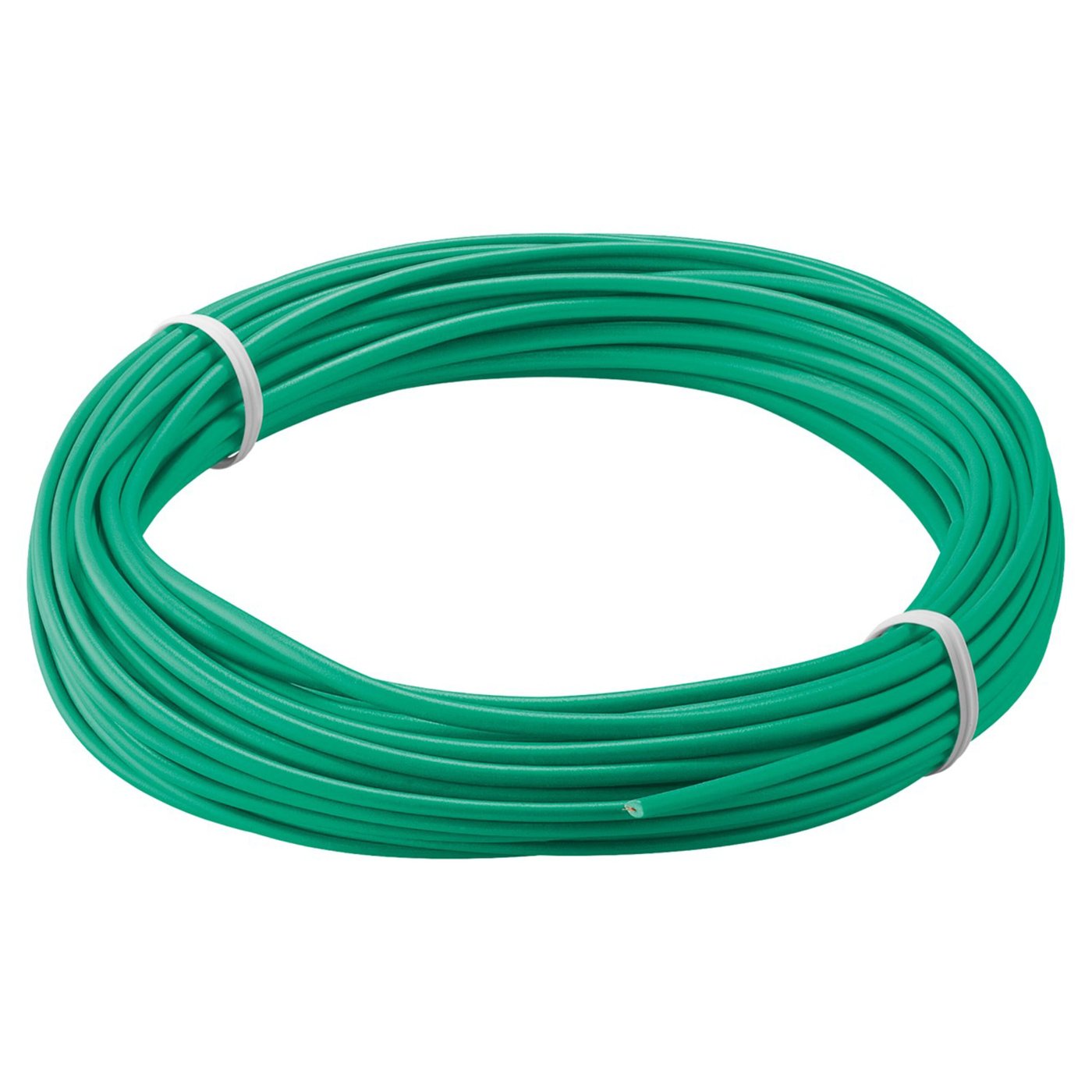Isolert koblingstråd 0,14 mm² 10 m Grønn