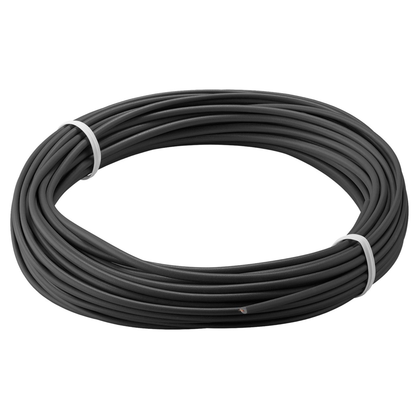 Isolerad kopplingstråd 0,14 mm² 10 m Svart