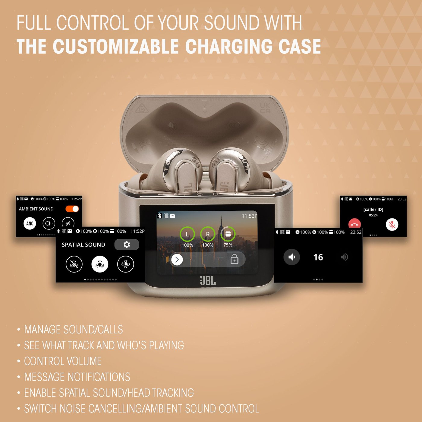 JBL Tour Pro 3 True Wireless in-ear-hodetelefoner Blå