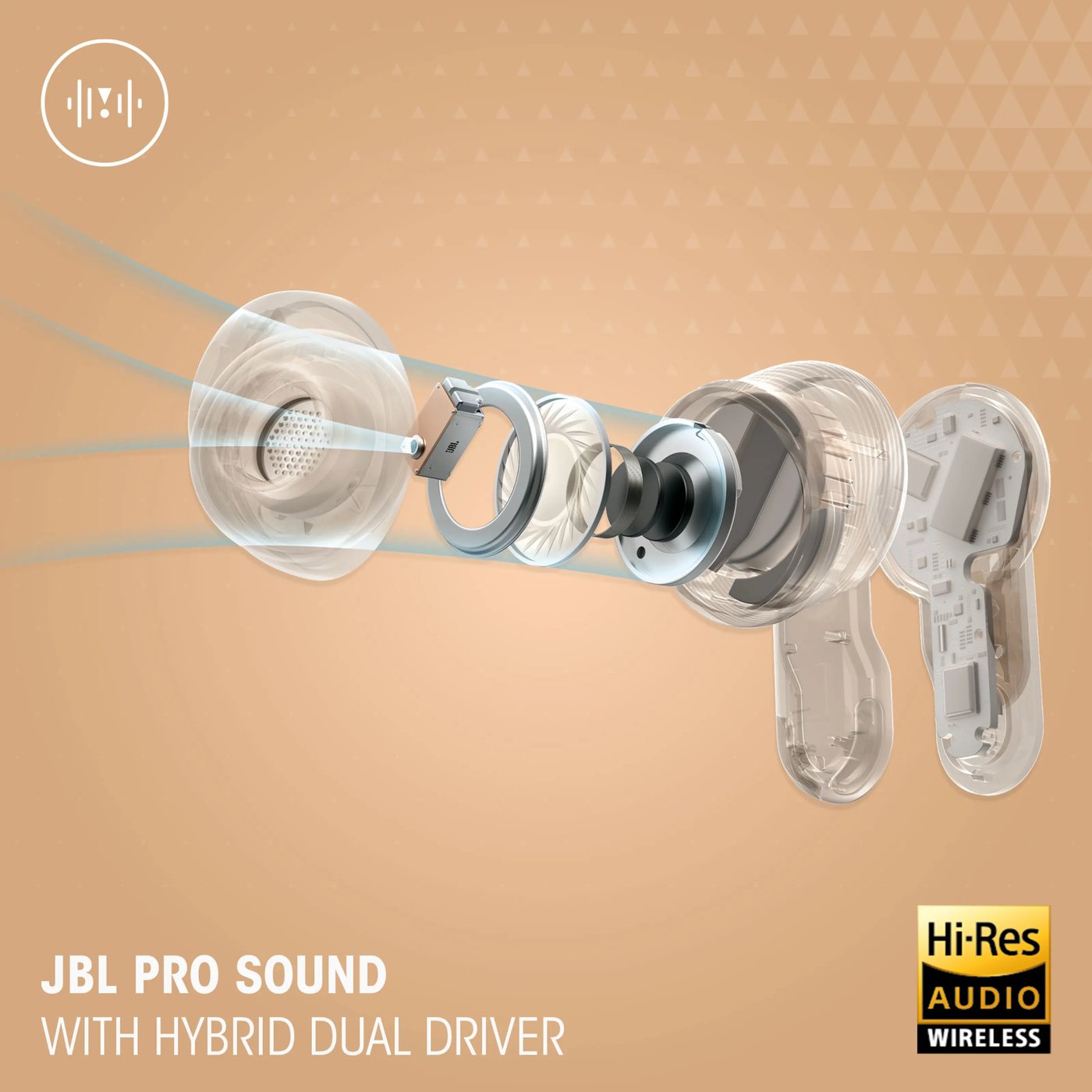 JBL Tour Pro 3 trådløse in-ear-hodetelefoner Blå