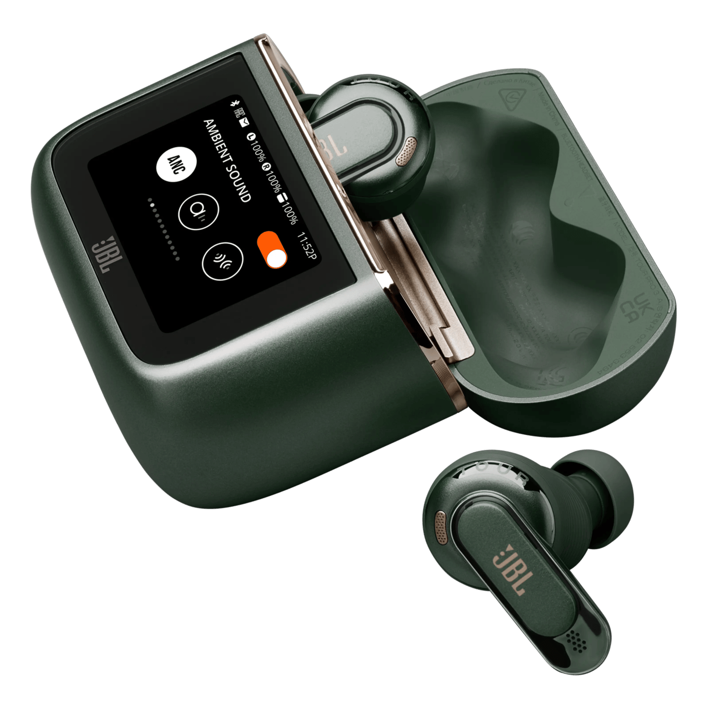 JBL Tour Pro 3 trådløse in-ear-hodetelefoner Grønn