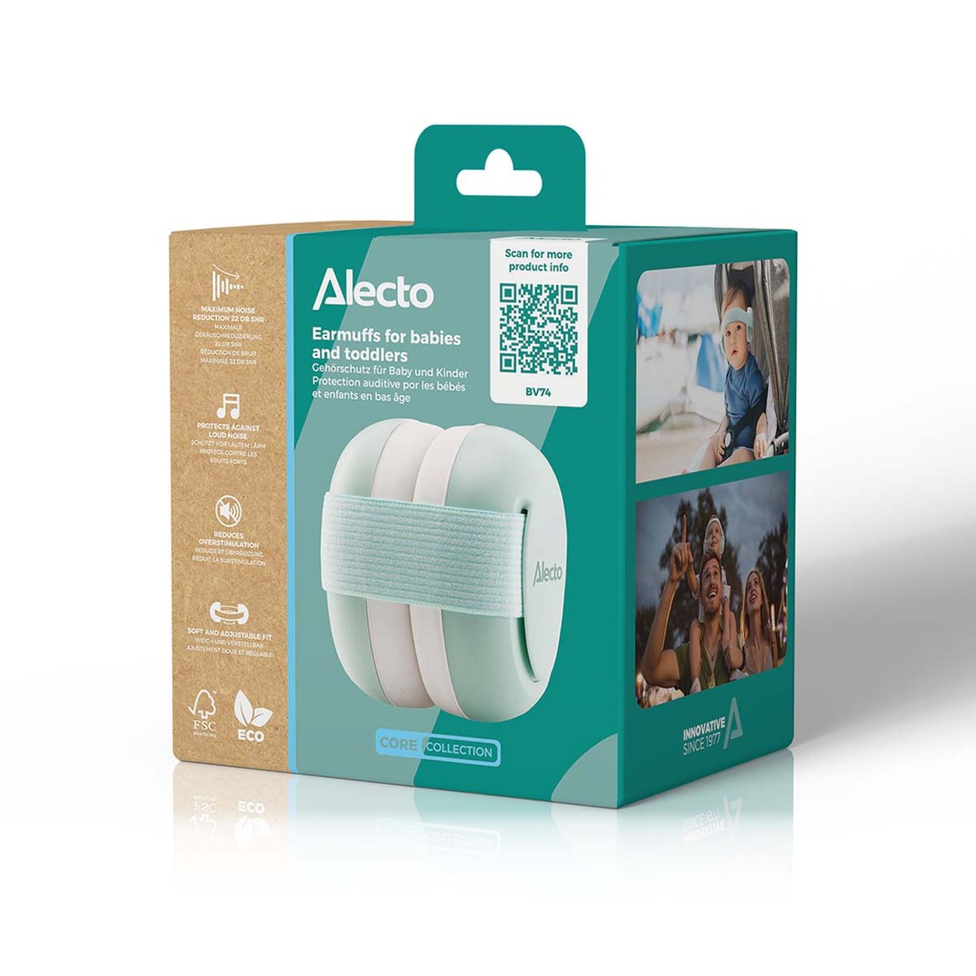 Alecto BV74 hørselvern for barn 12 mnd+