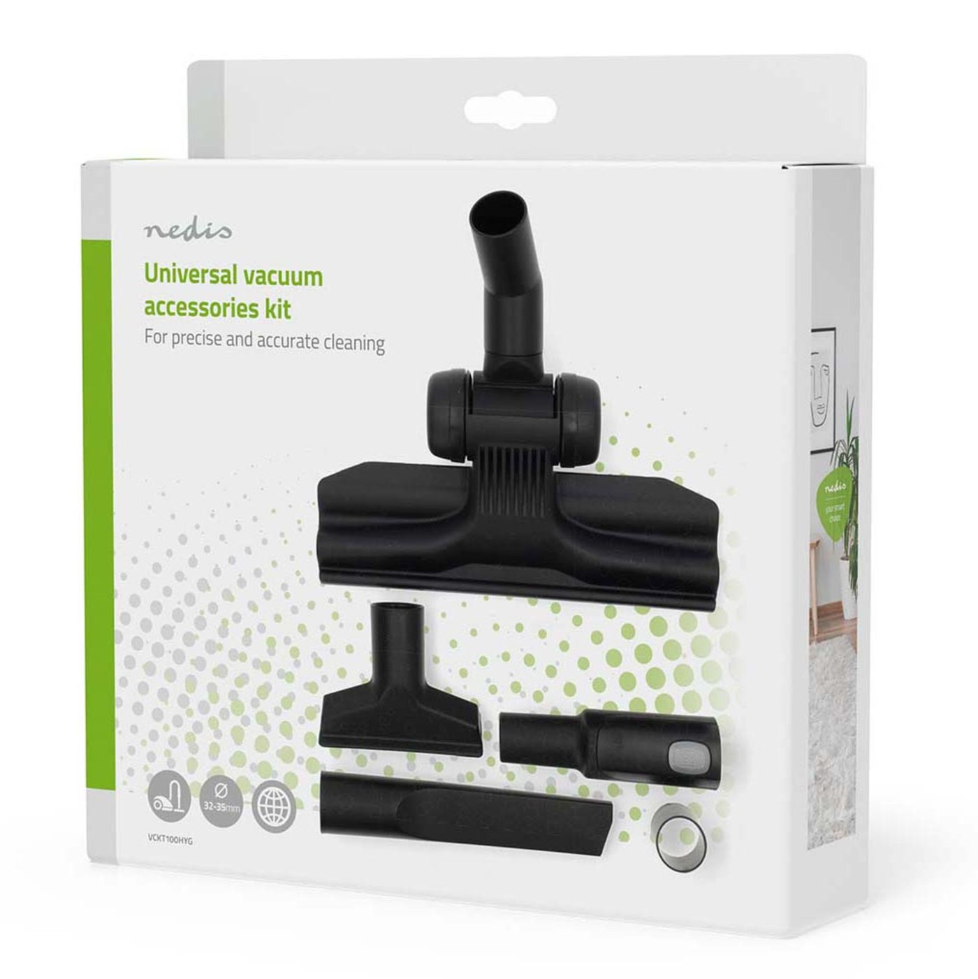 Nedis Tillbehörssats till dammsugare 32–35 mm