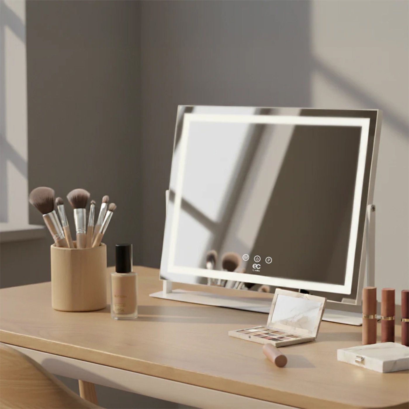 Wilfa Sparkle Stockholm sminkspegel med LED-ljus 58 cm