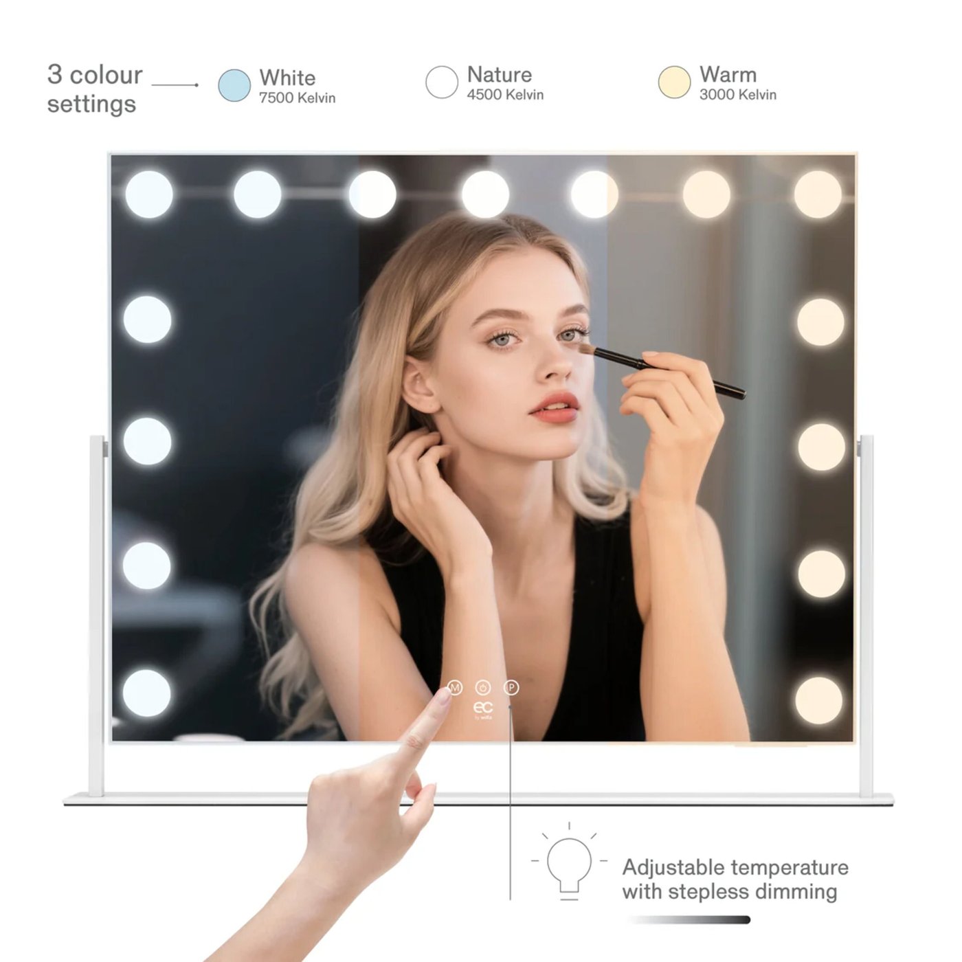 Wilfa Star Hollywood-sminkspegel