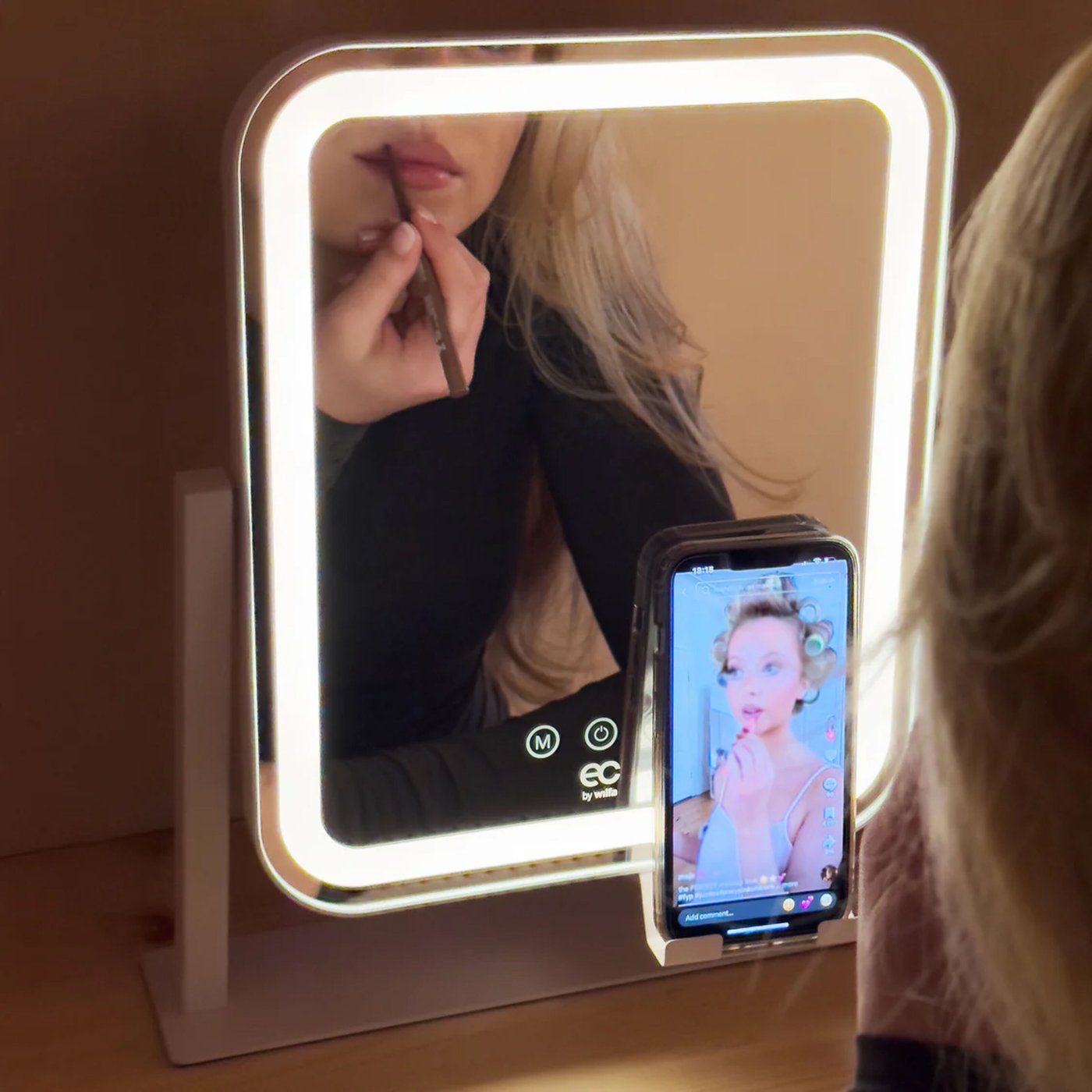 Wilfa EC Glowing sminkspegel 25 cm