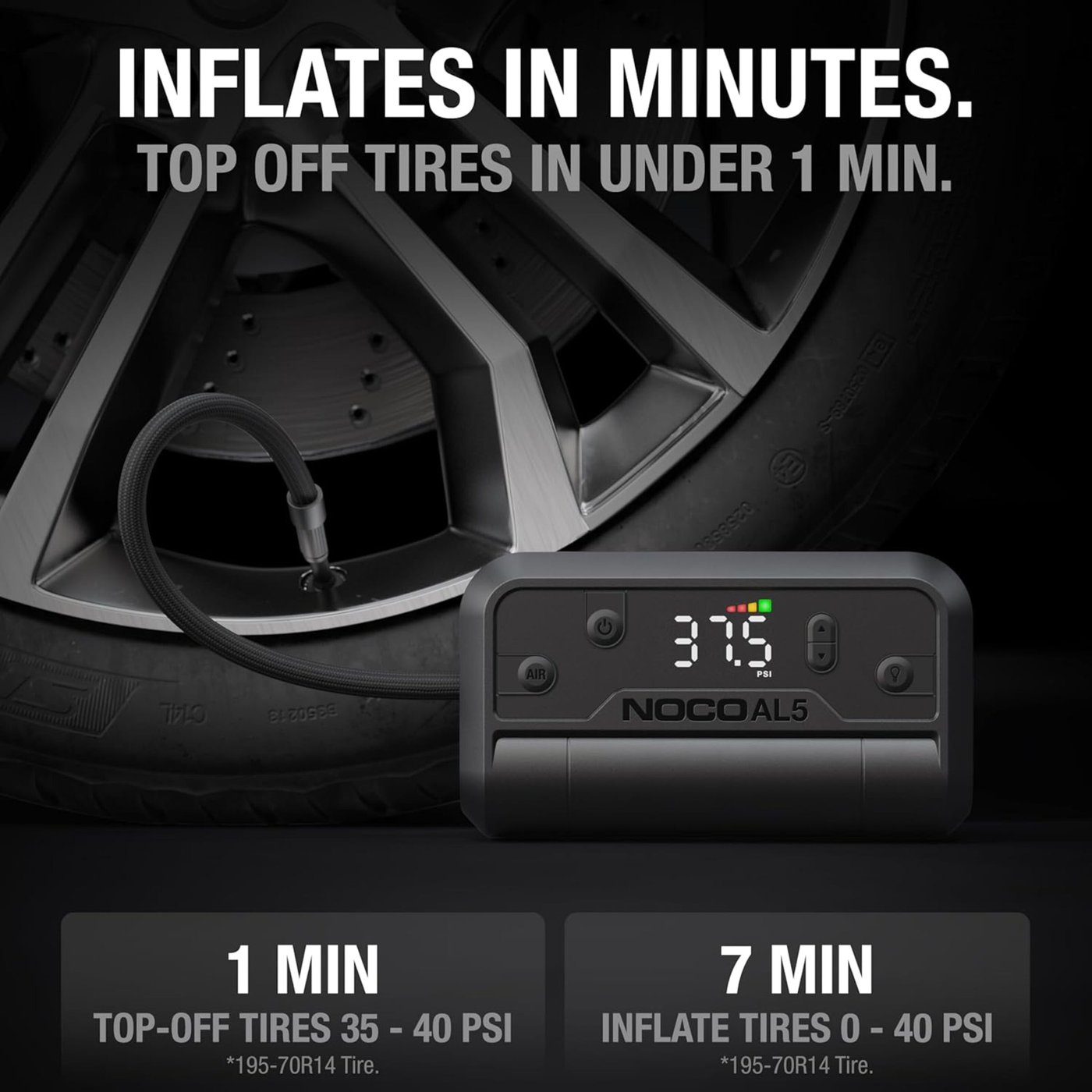 Noco Air AL5 portabel luftkompressor med powerbank