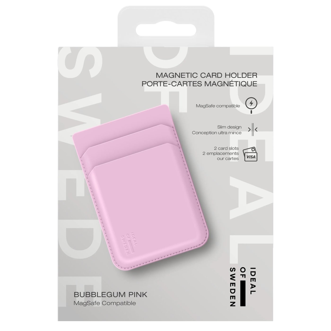 IDEAL OF SWEDEN Magnetic Card Holder – kortholder med MagSafe Bubbelgum Pink
