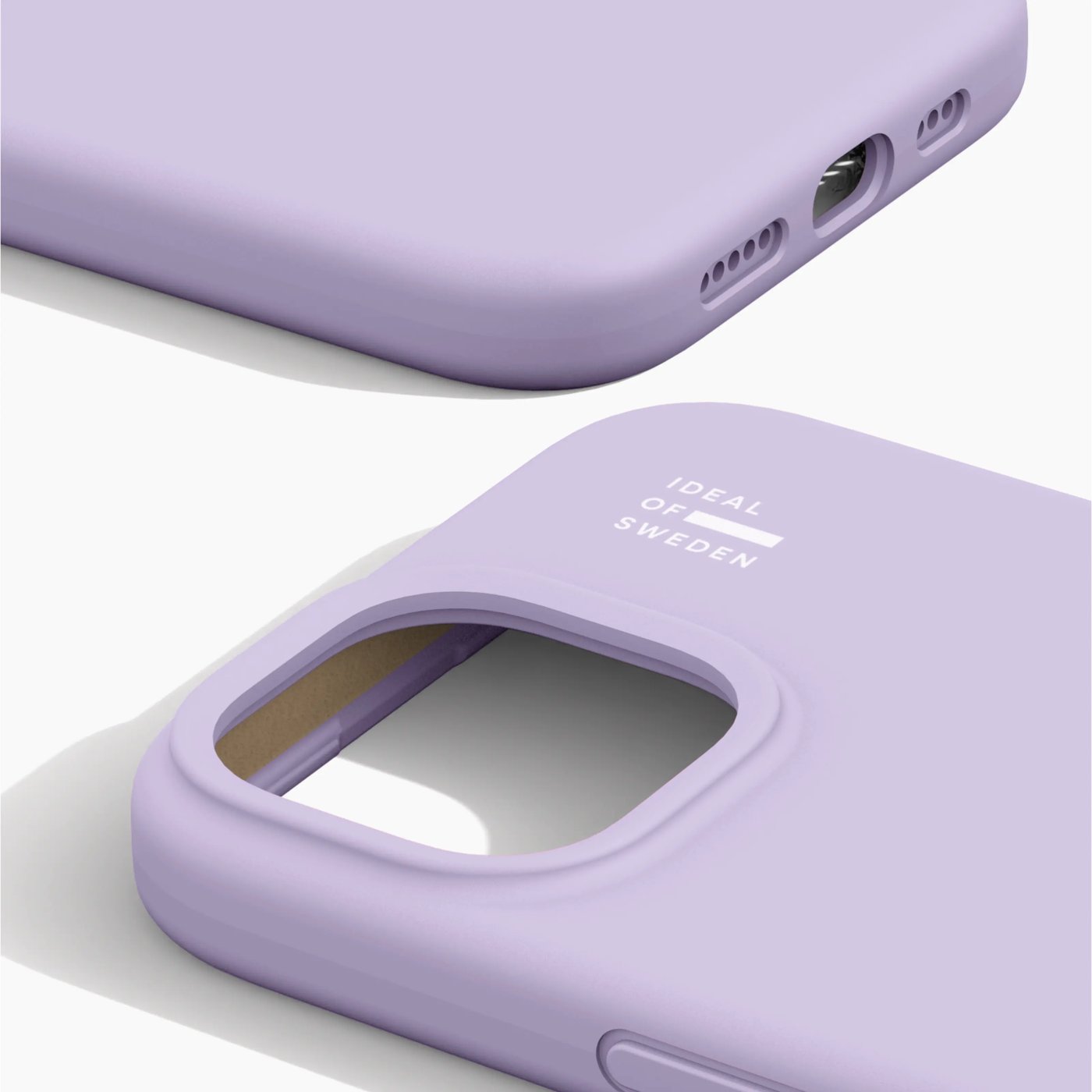 IDEAL OF SWEDEN Silicone MagSafe Case – mobilskal till iPhone 13, 14, 15, 16e och 17e Lavender Milk