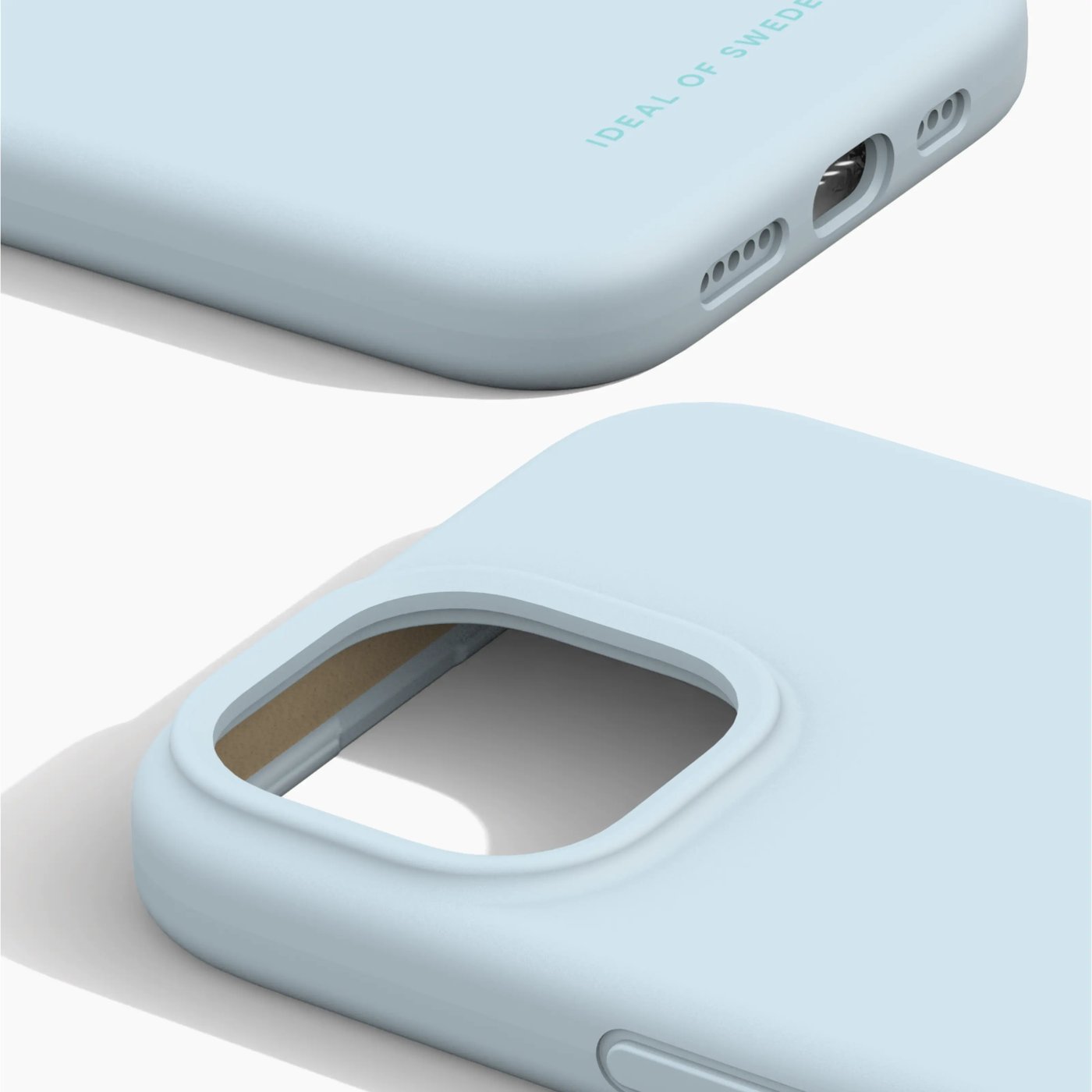 IDEAL OF SWEDEN Silicone MagSafe Case – mobilskal till iPhone 13, 14, 15, 16e och 17e Light Blue