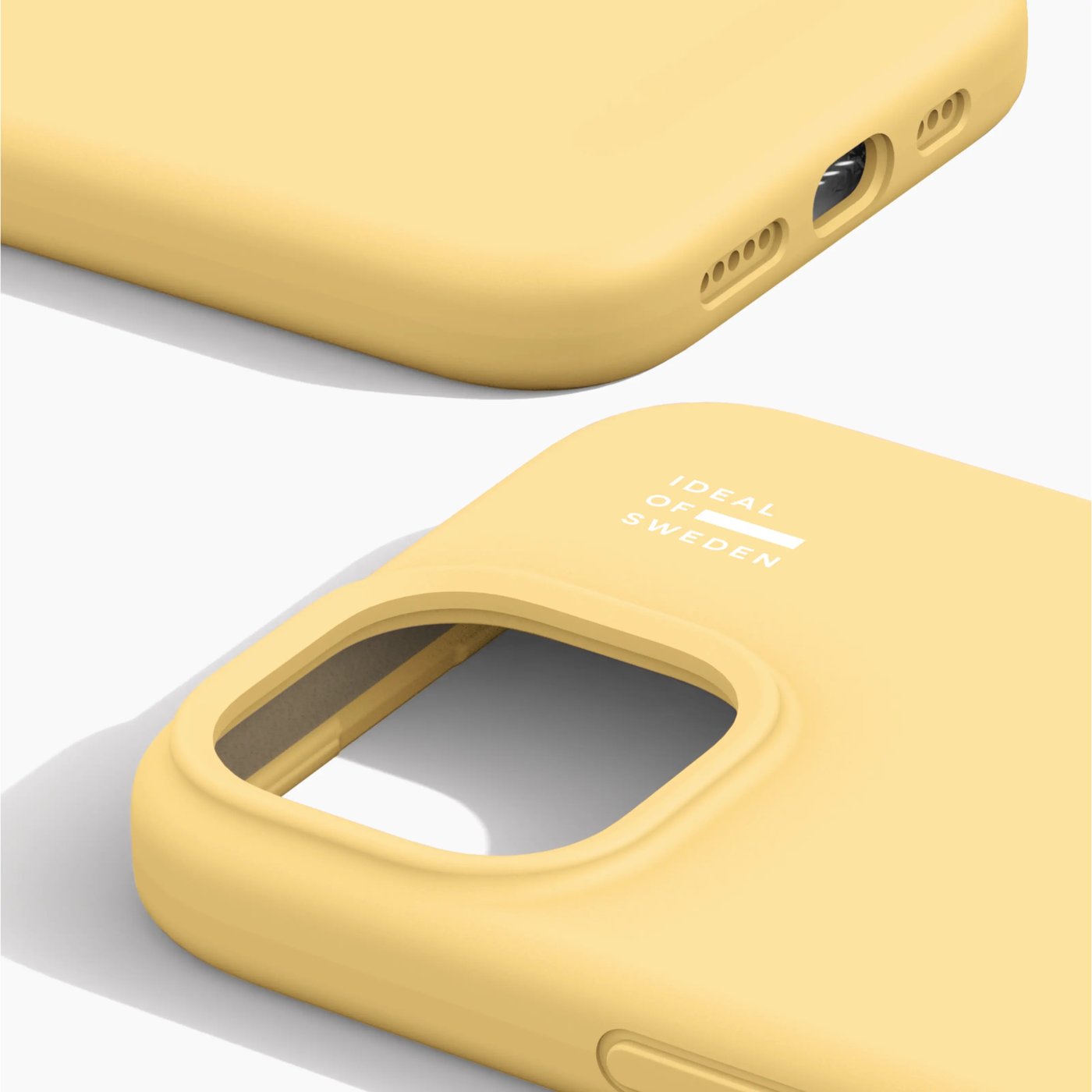 IDEAL OF SWEDEN Silicone MagSafe Case – mobilskal till iPhone 13, 14, 15, 16e och 17e Soft Lemon