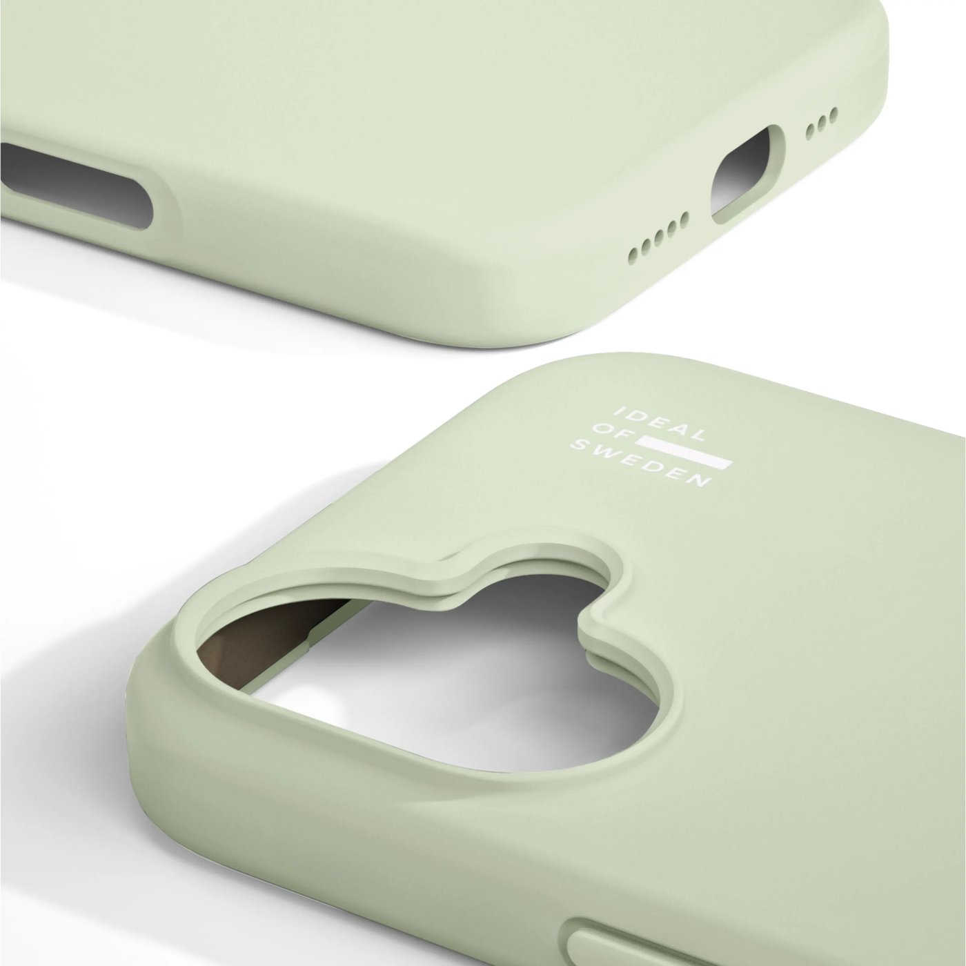 IDEAL OF SWEDEN Silicone MagSafe Case – mobilskal till iPhone 16 Sage Green