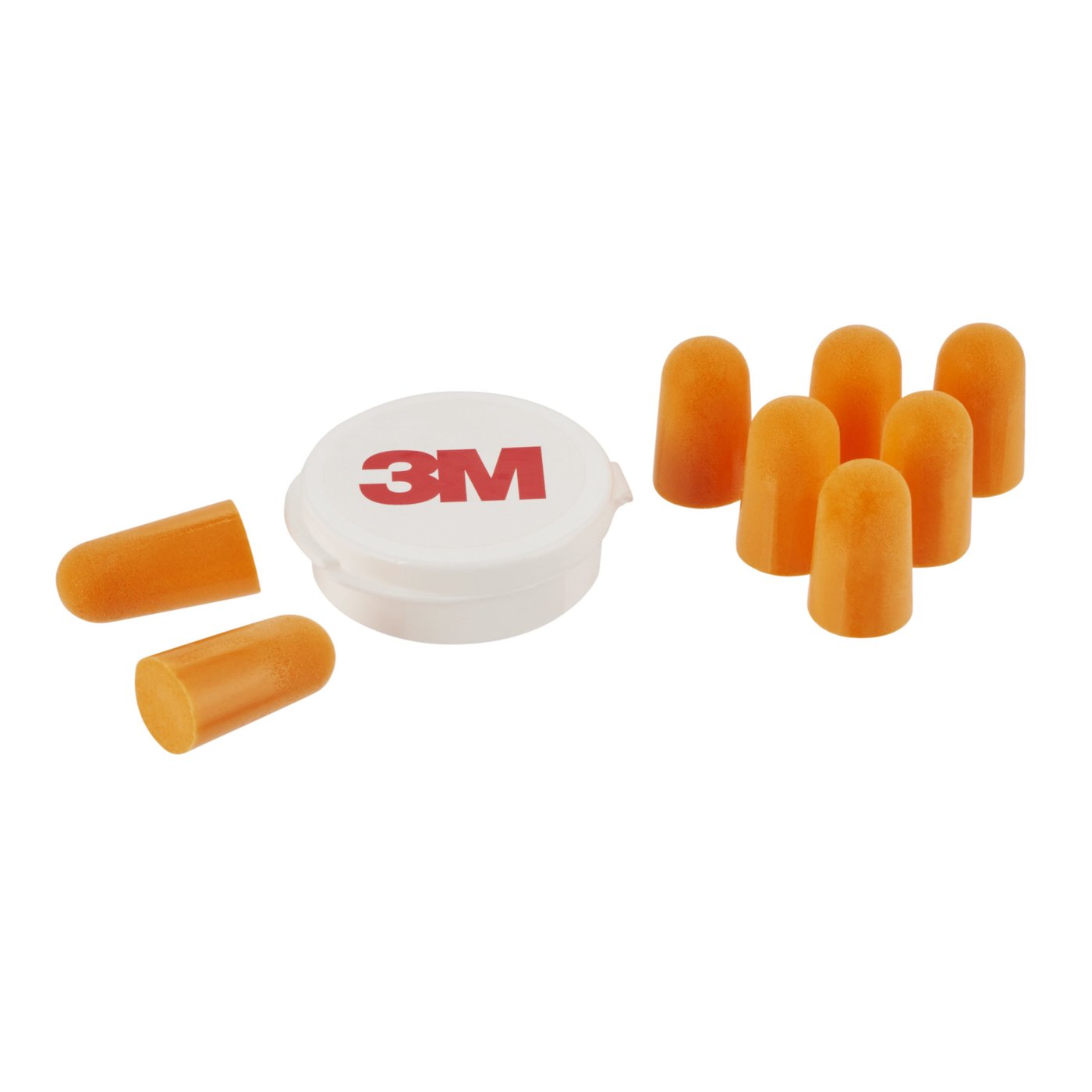 3M Hörselproppar 1100 med förvaringsask Orange