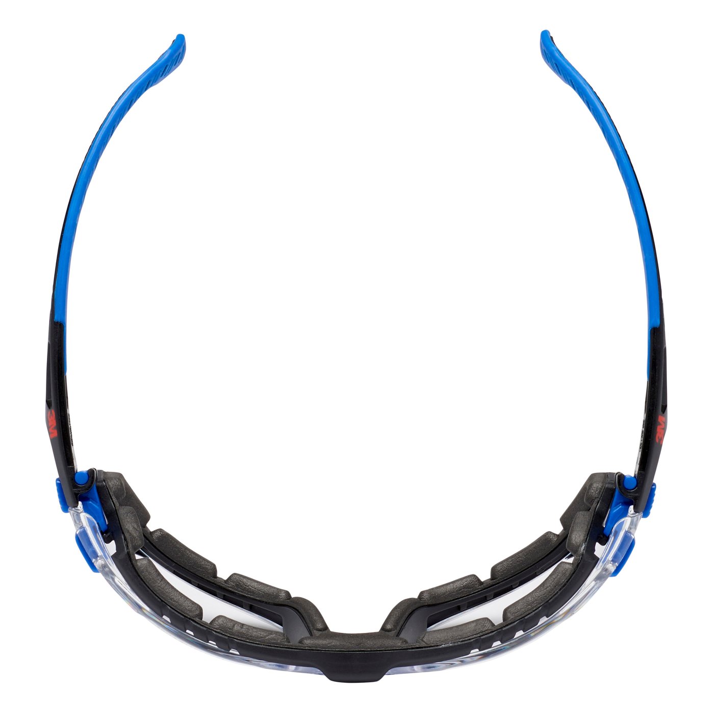 3M Solus 1000 skyddsglasögon med Scotchgard-beläggning Blå/svarta