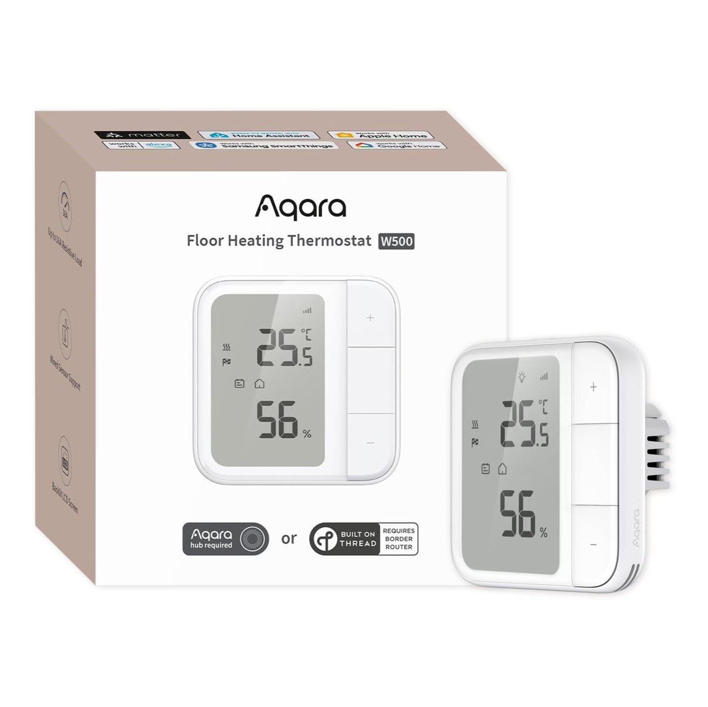 Aqara Floor Heating Thermostat W500 Hvit