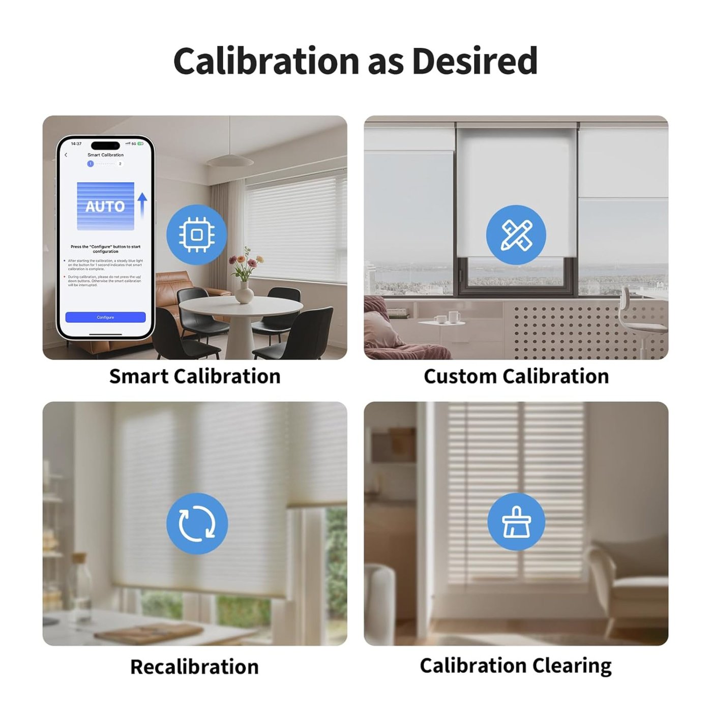 Aqara Shutter Switch H2 EU för rullgardiner och persienner