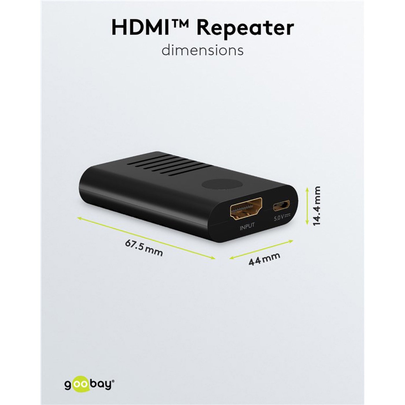 HDMI-repeater 4K @ 60 Hz