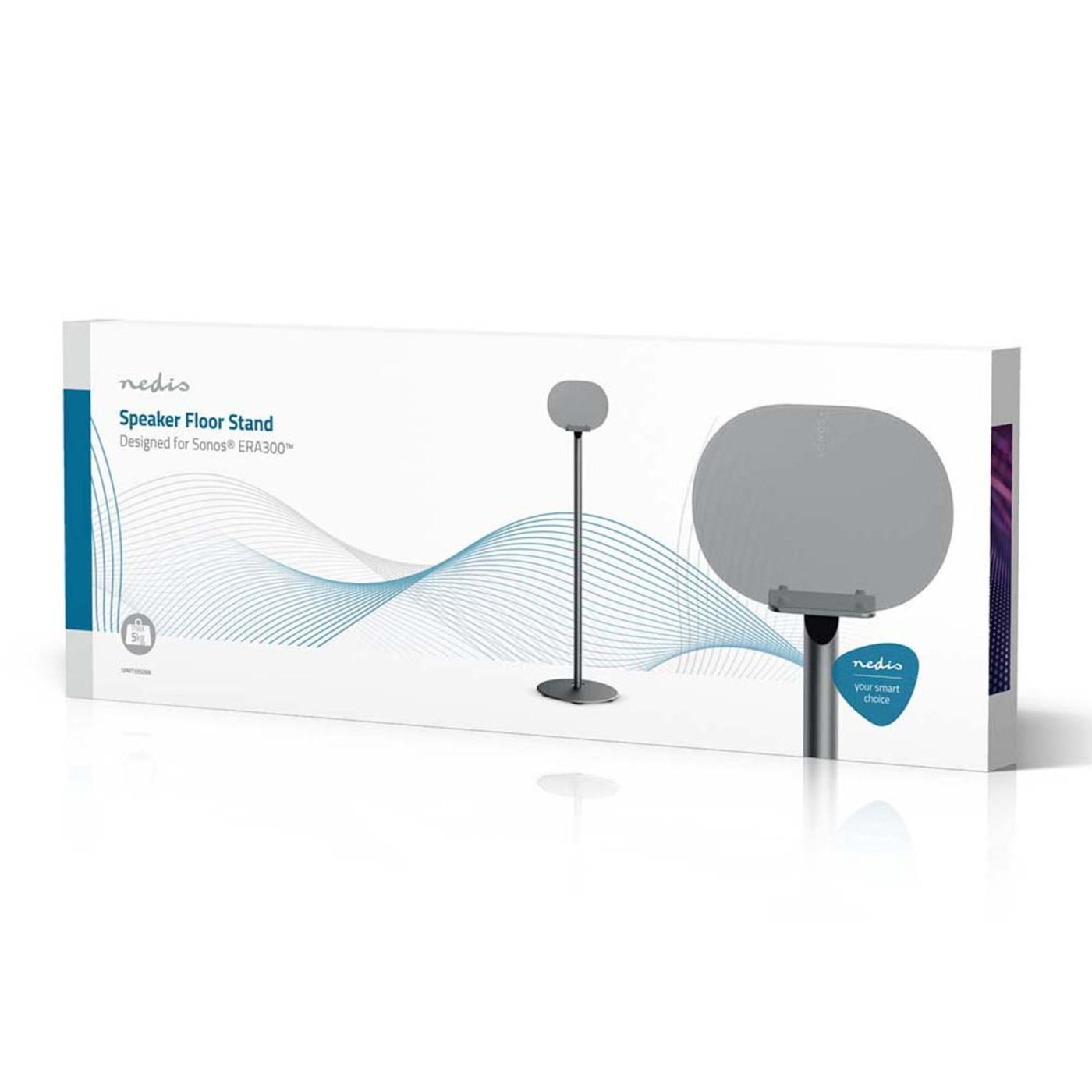Nedis Gulvstativ for Sonos Era 300 Svart