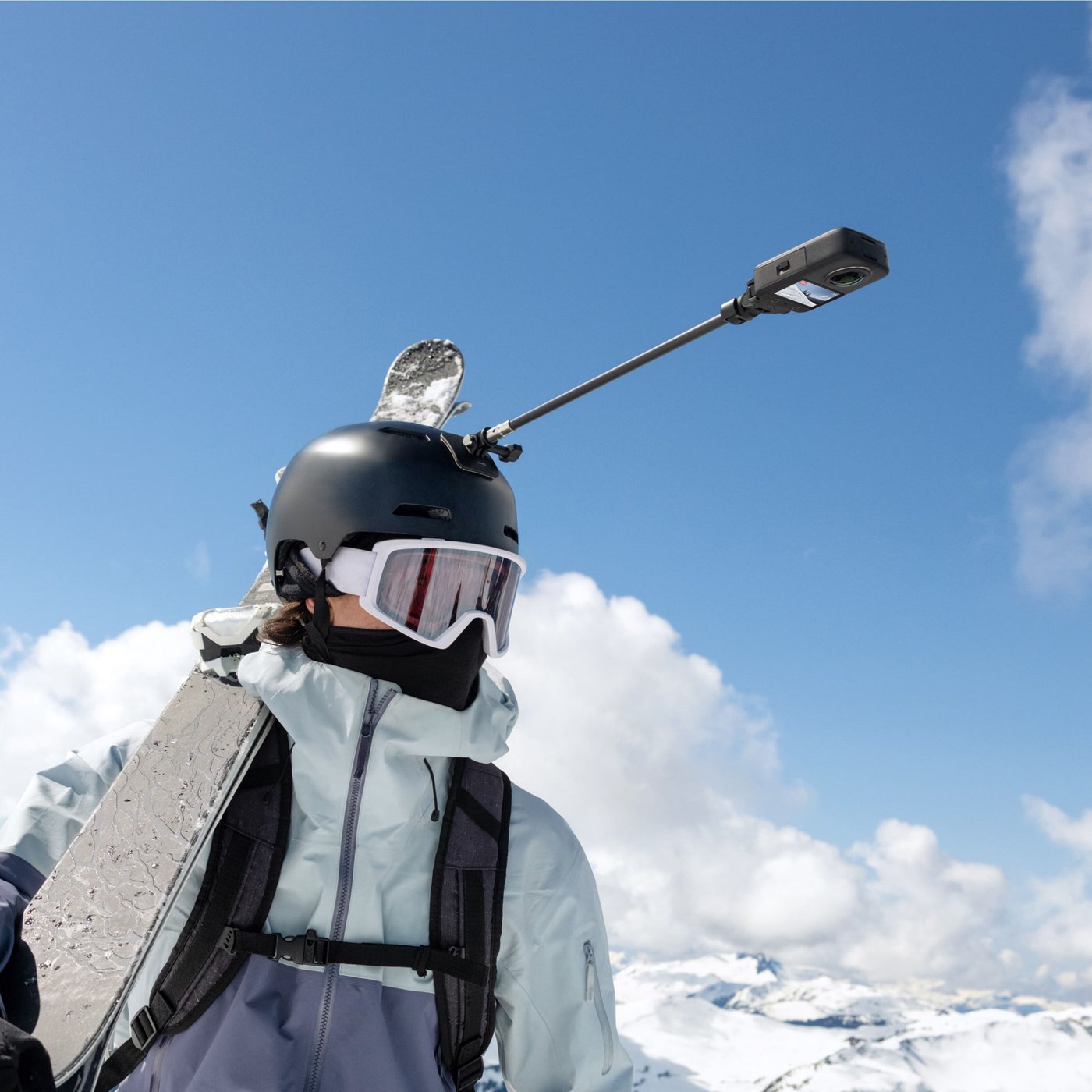 DJI Osmo 360 Third-Person Helmet Mount Kit – kamerafeste for hjelm Svart