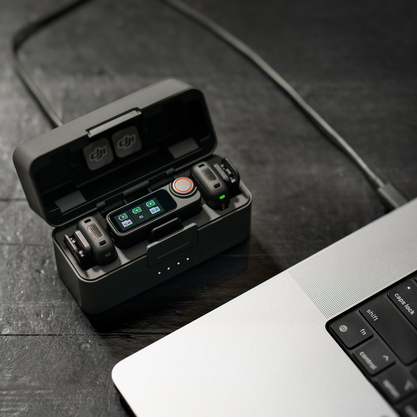 DJI Mic 3 trådlöst mikrofonkit 2 TX + 1 RX + laddningsfodral