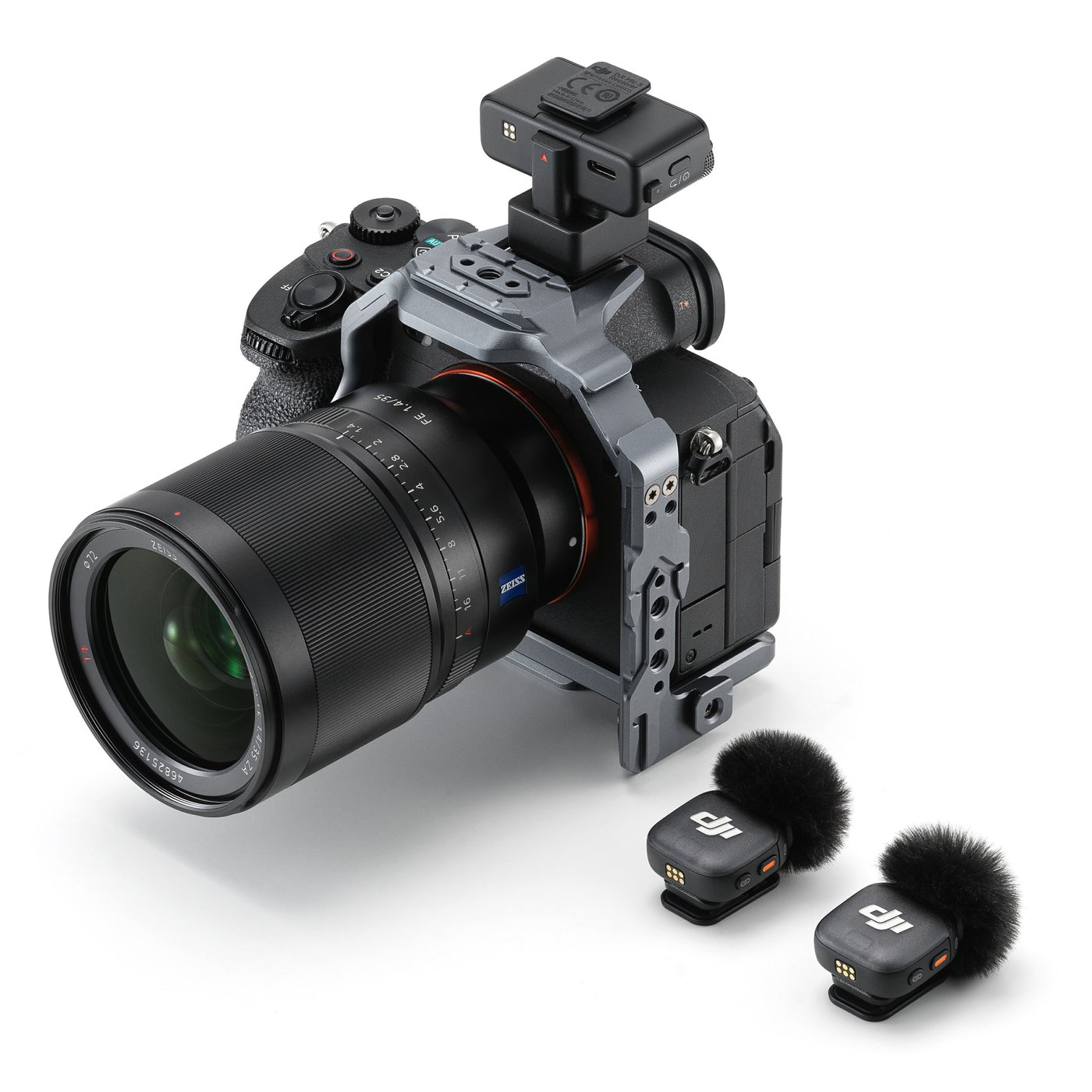 DJI Mic 3 trådlöst mikrofonkit 2 TX + 1 RX + laddningsfodral