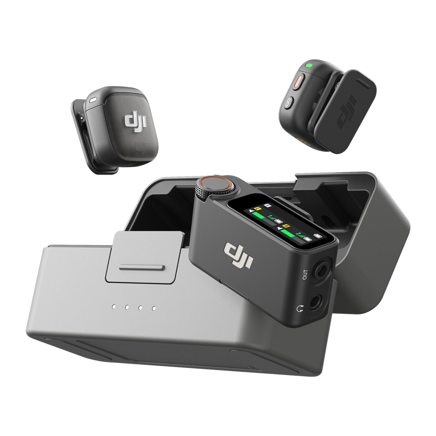 DJI Mic 3 trådlöst mikrofonkit 2 TX + 1 RX + laddningsfodral