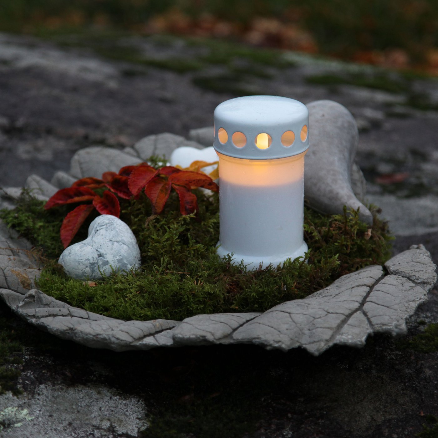 Star Trading LED Gravljus Serene Vit
