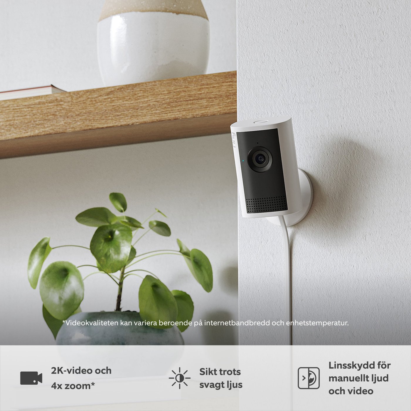 Ring Indoor Cam Plus Svart