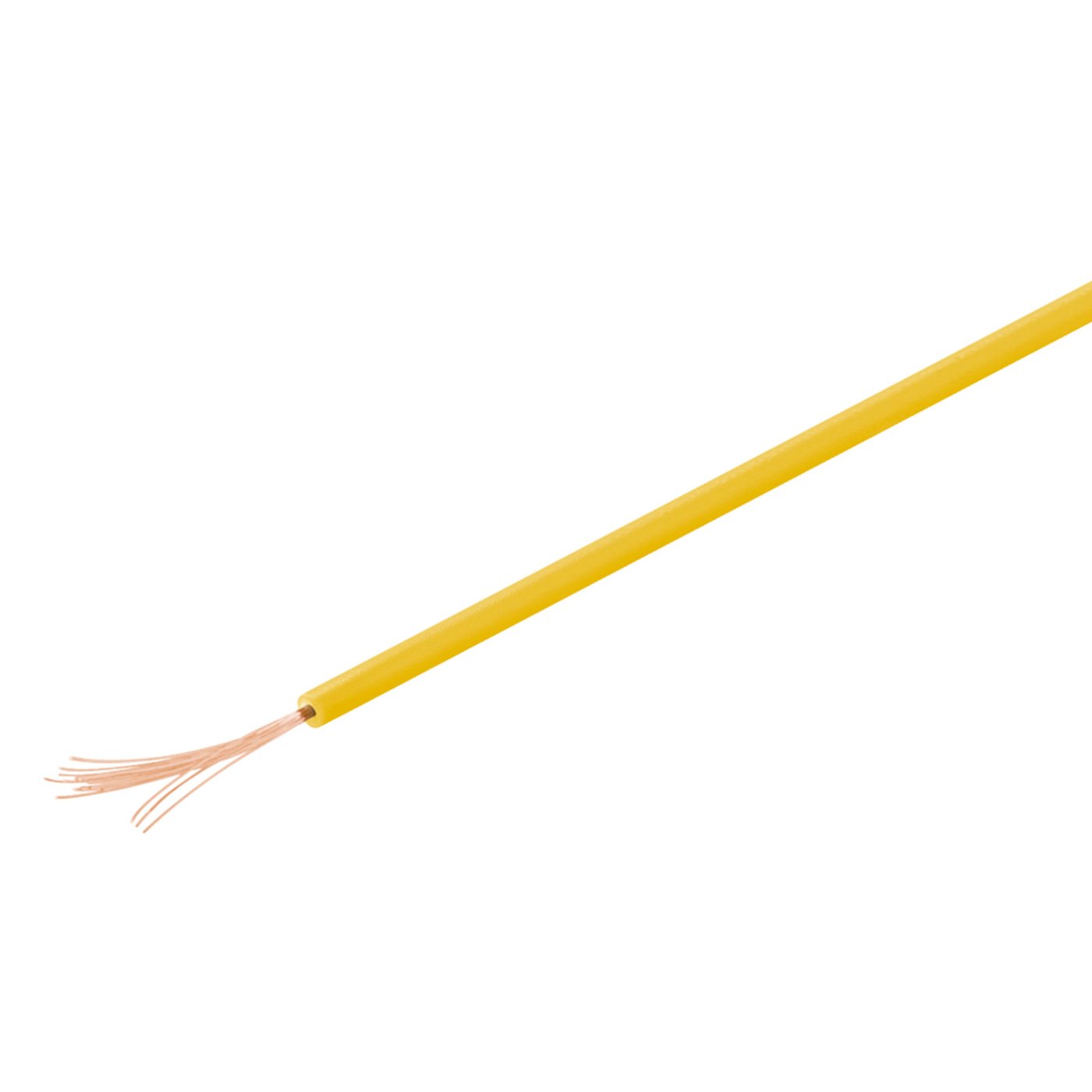 Isolert koblingstråd 0,14 mm² 10 m Gul