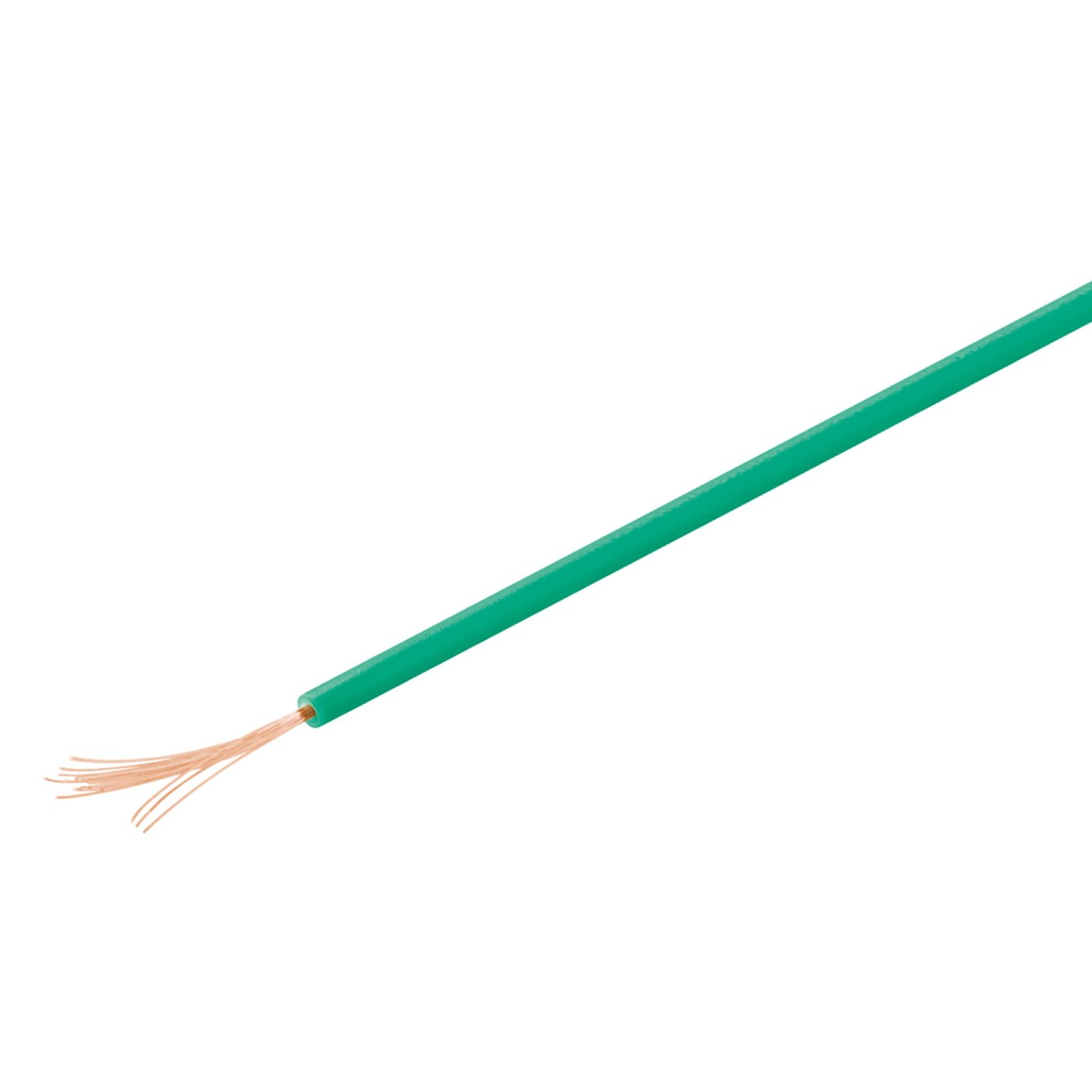 Isolert koblingstråd 0,14 mm² 10 m Grønn